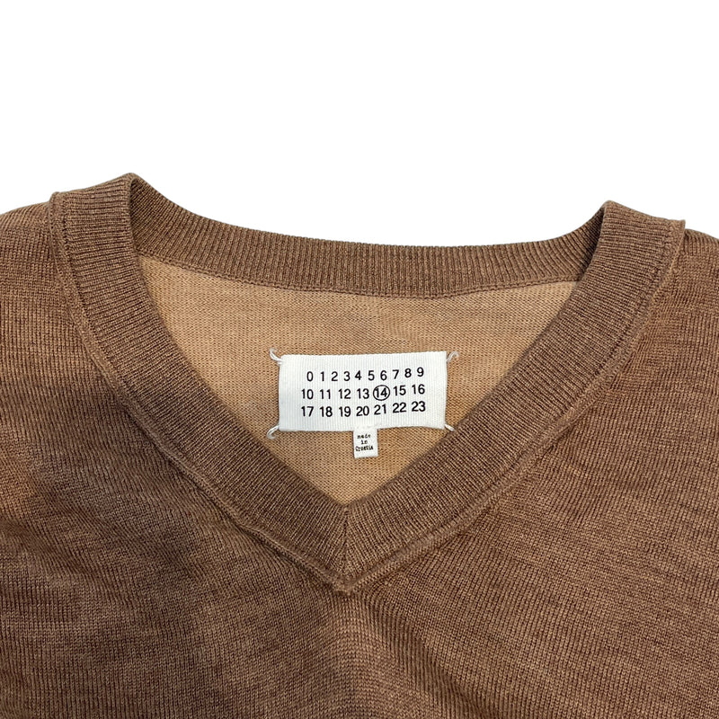Maison Margiela/Sweater/S/Cotton/CML/two tone