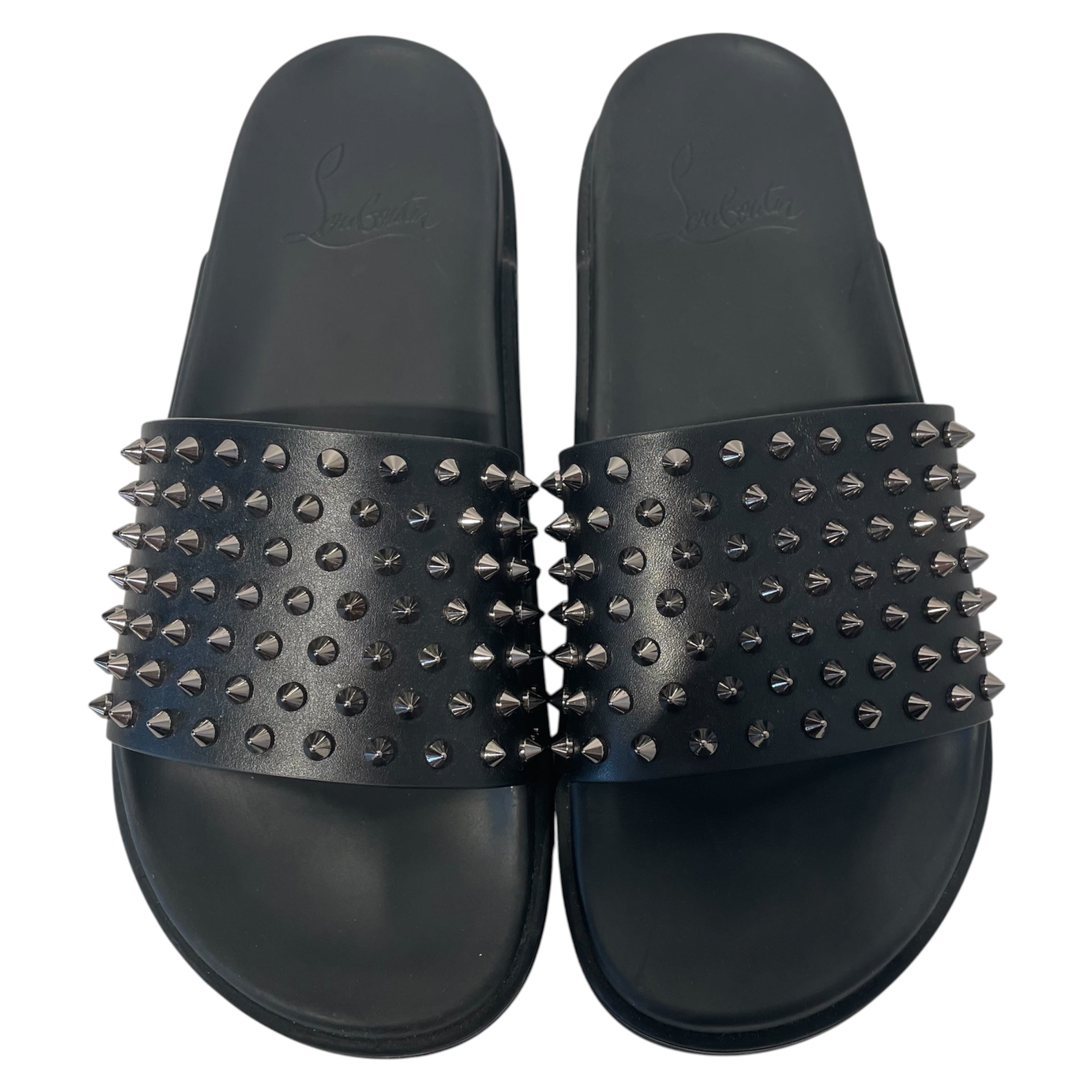 Christian Louboutin/Low-Sneakers/EU 43/Cotton/BLK/ view 3