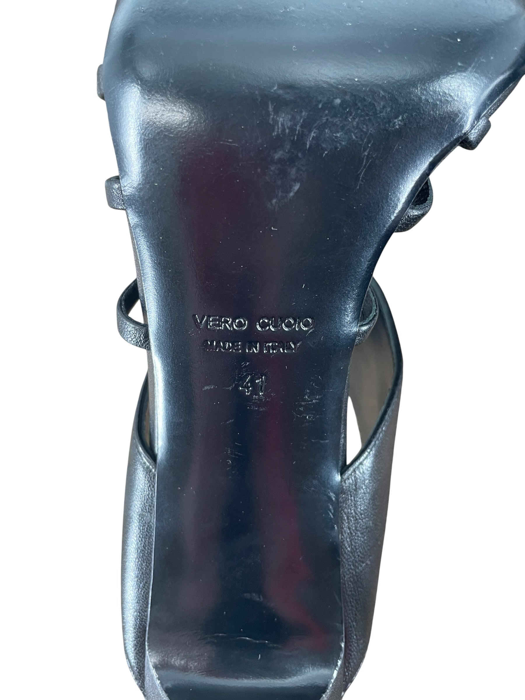 Vero Cuoio/Heels/EU 41/Leather/BLK/T-Strap/0285-0119 view 7
