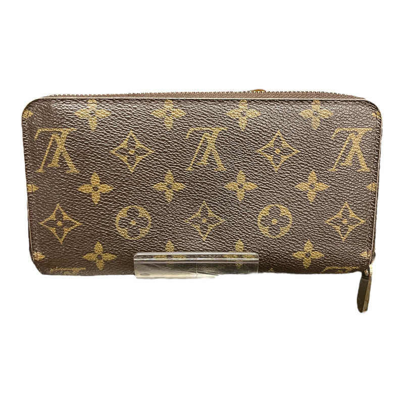LOUIS VUITTON/Long Wallet/Leather/BRW/Zippy Wallet