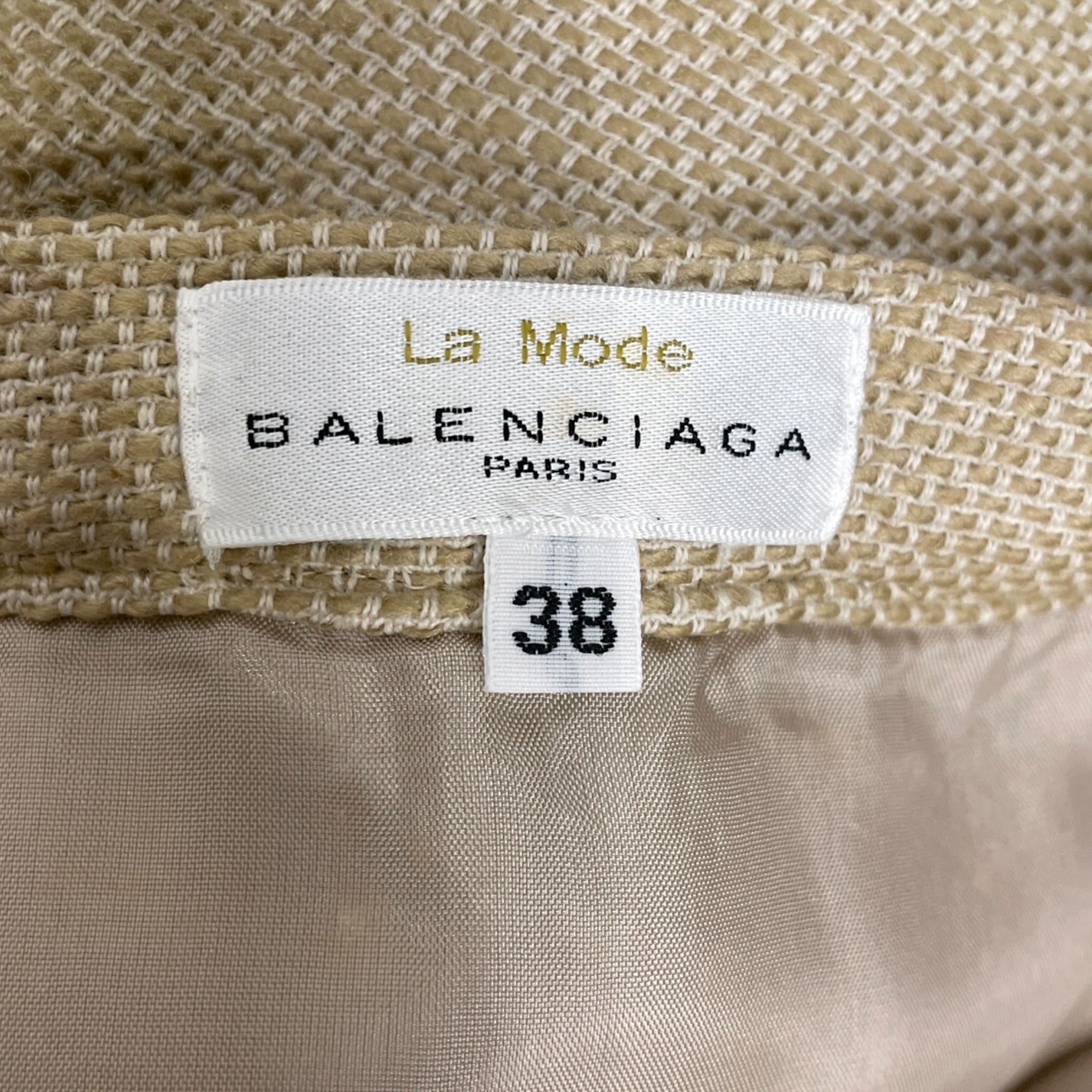 BALENCIAGA/Long Skirt/38/BEG/LA MODE PENCIL SKIRT view 3