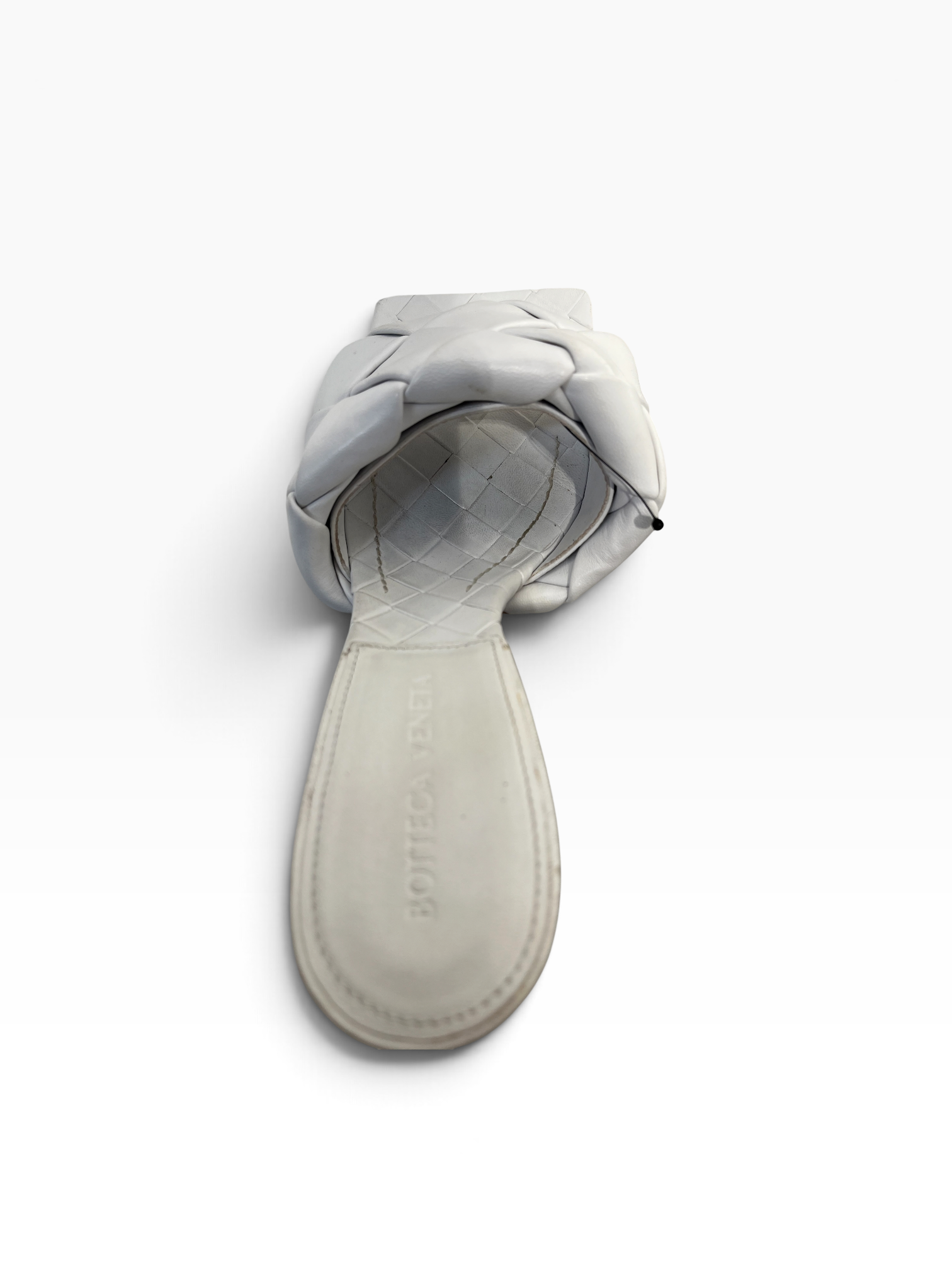 BOTTEGA VENETA/Heels/EU 38.5/Leather/WHT/Lido Leather heels view 3