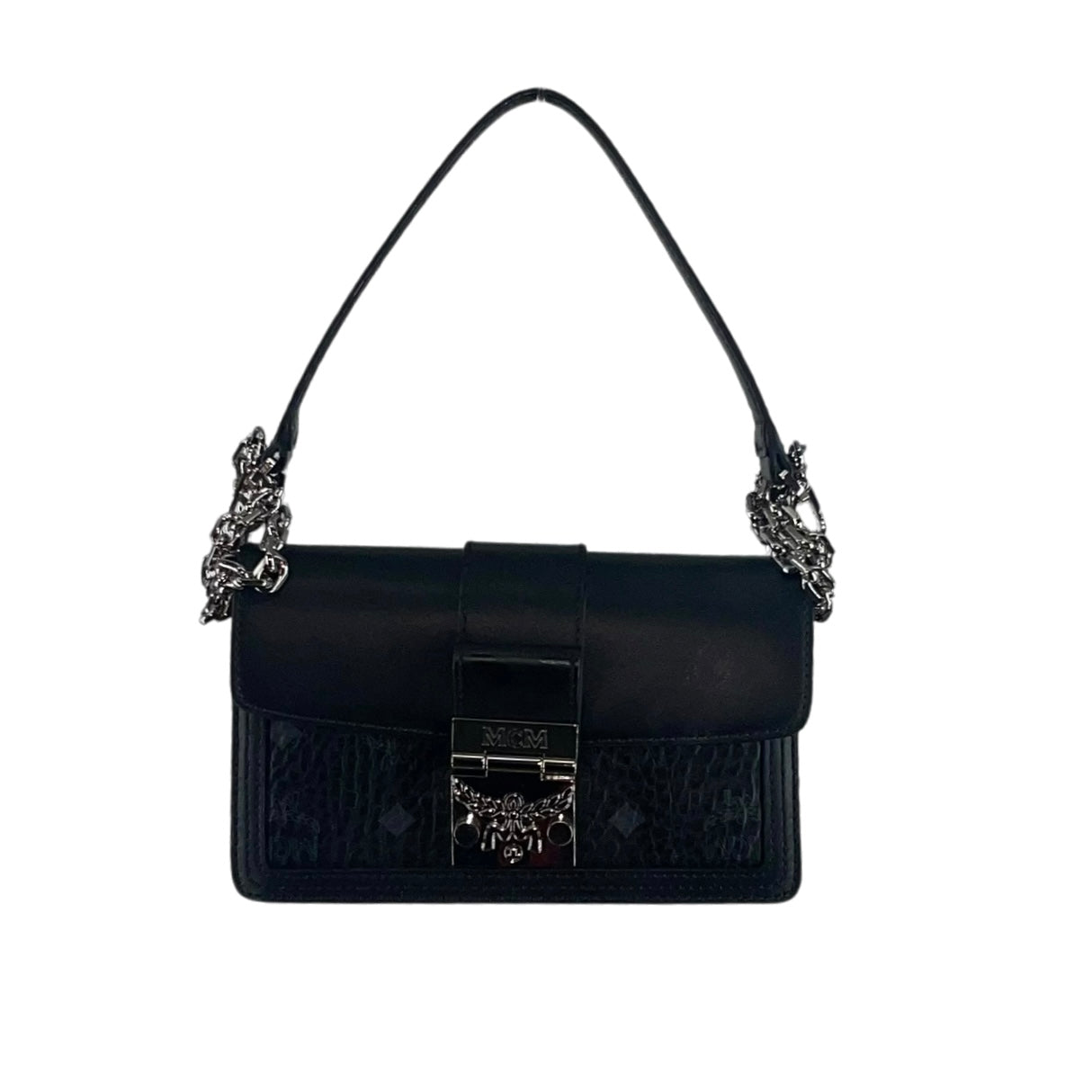 MCM/Cross Body Bag/Monogram/Leather/BLK/MWRBAWO02BK001 view 5