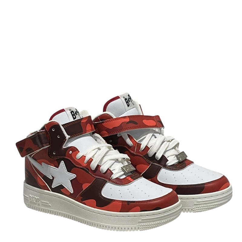 BAPE STA!/Hi-Sneakers/US 8.5/RED/20TH