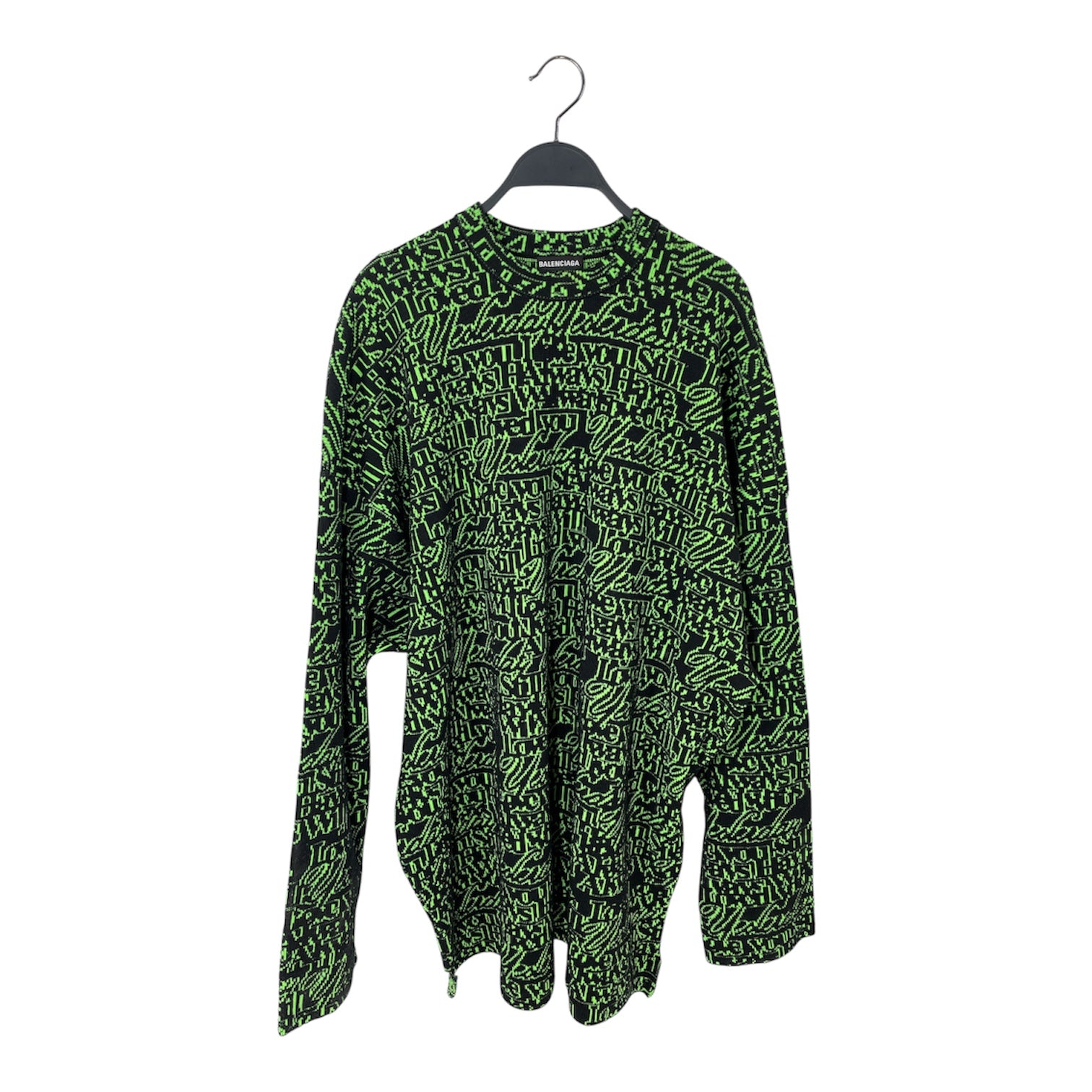 BALENCIAGA/Sweater/S/Cotton/GRN/KNIT view 1