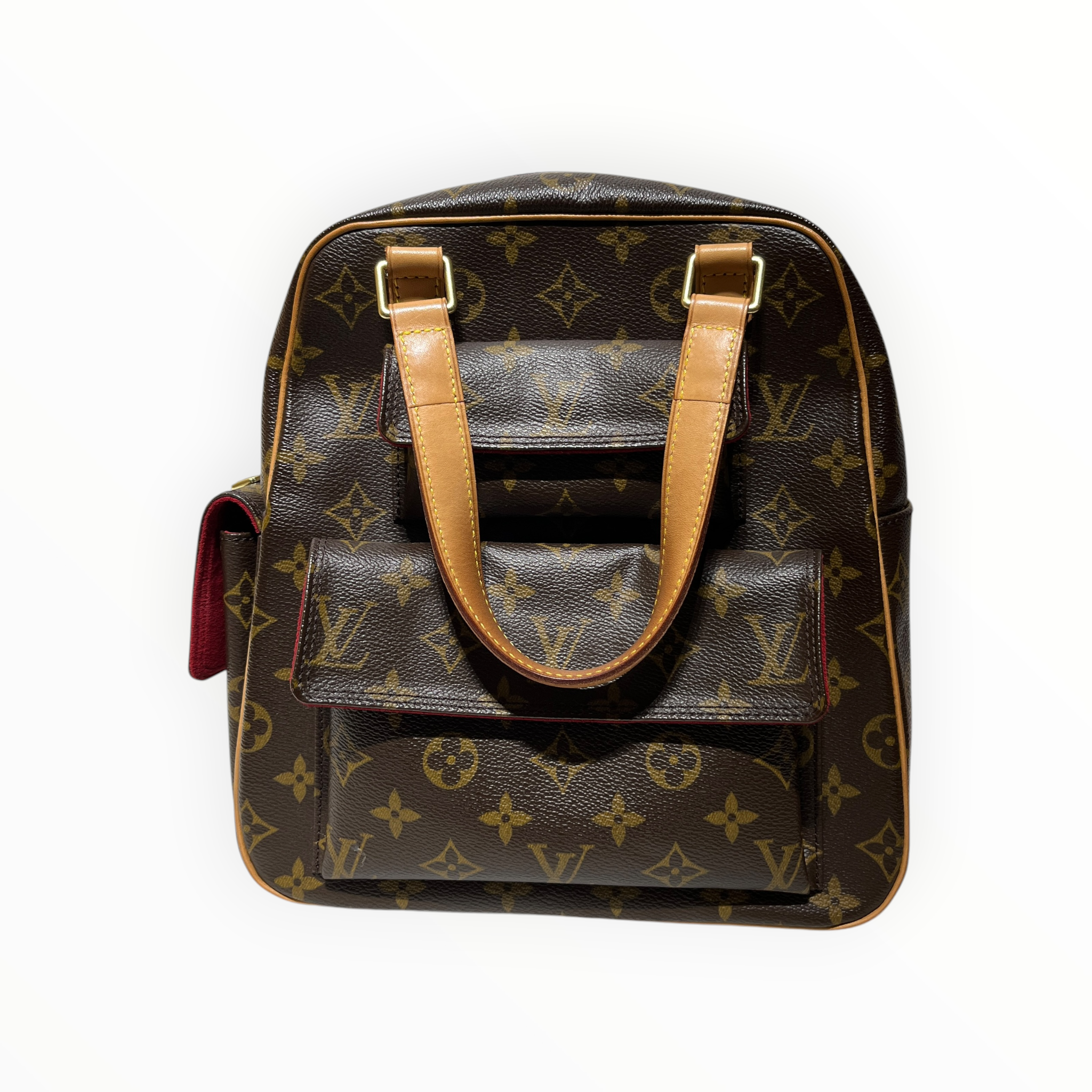 LOUIS VUITTON/Clutch Bag/Monogram/Leather/BRW/excentri-cite view 1