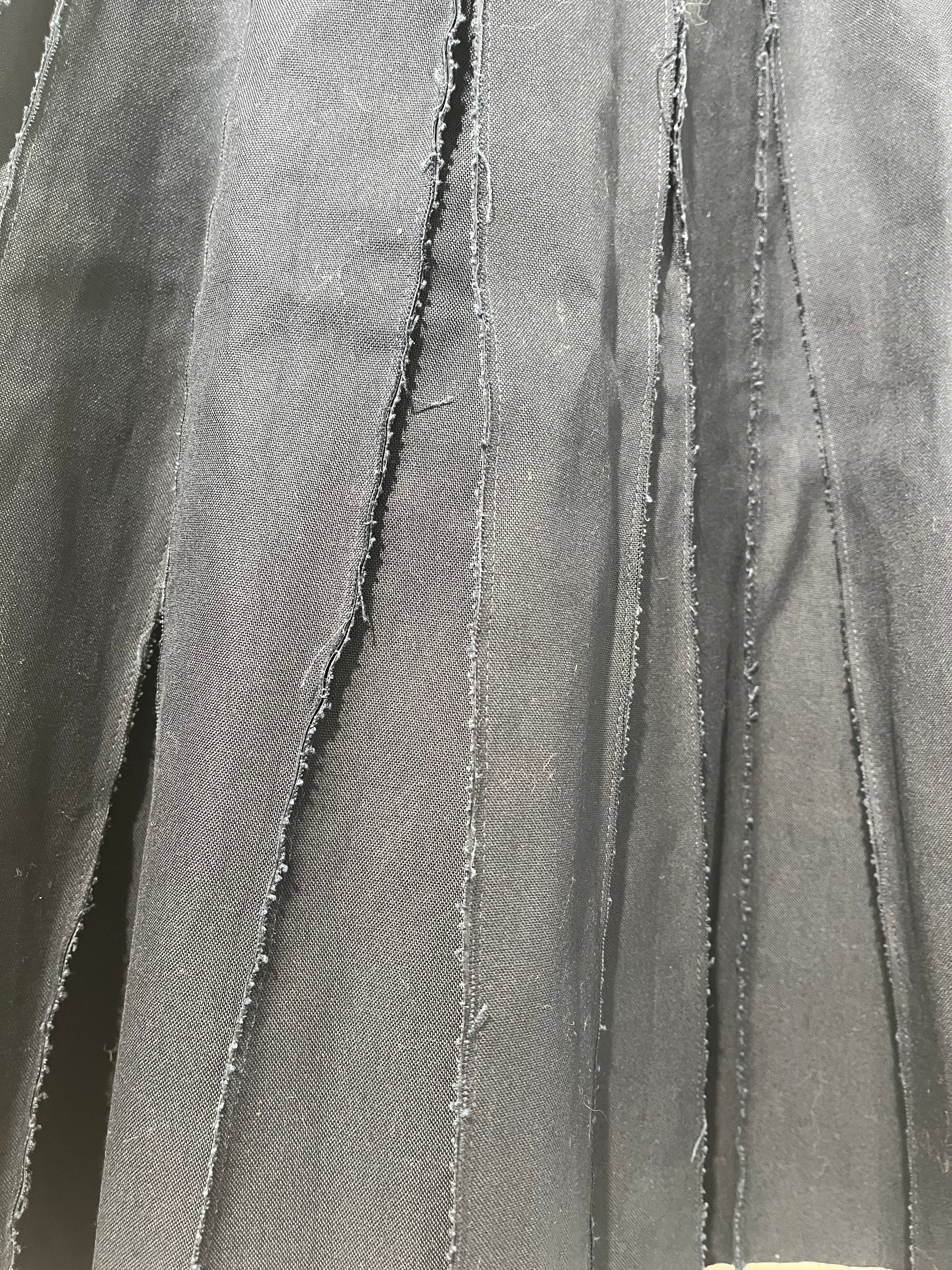 JW ANDERSON(J.W.ANDERSON)/Long Skirt/6/Cotton/NVY/Maxi Length/PLEATED SKIRT view 3