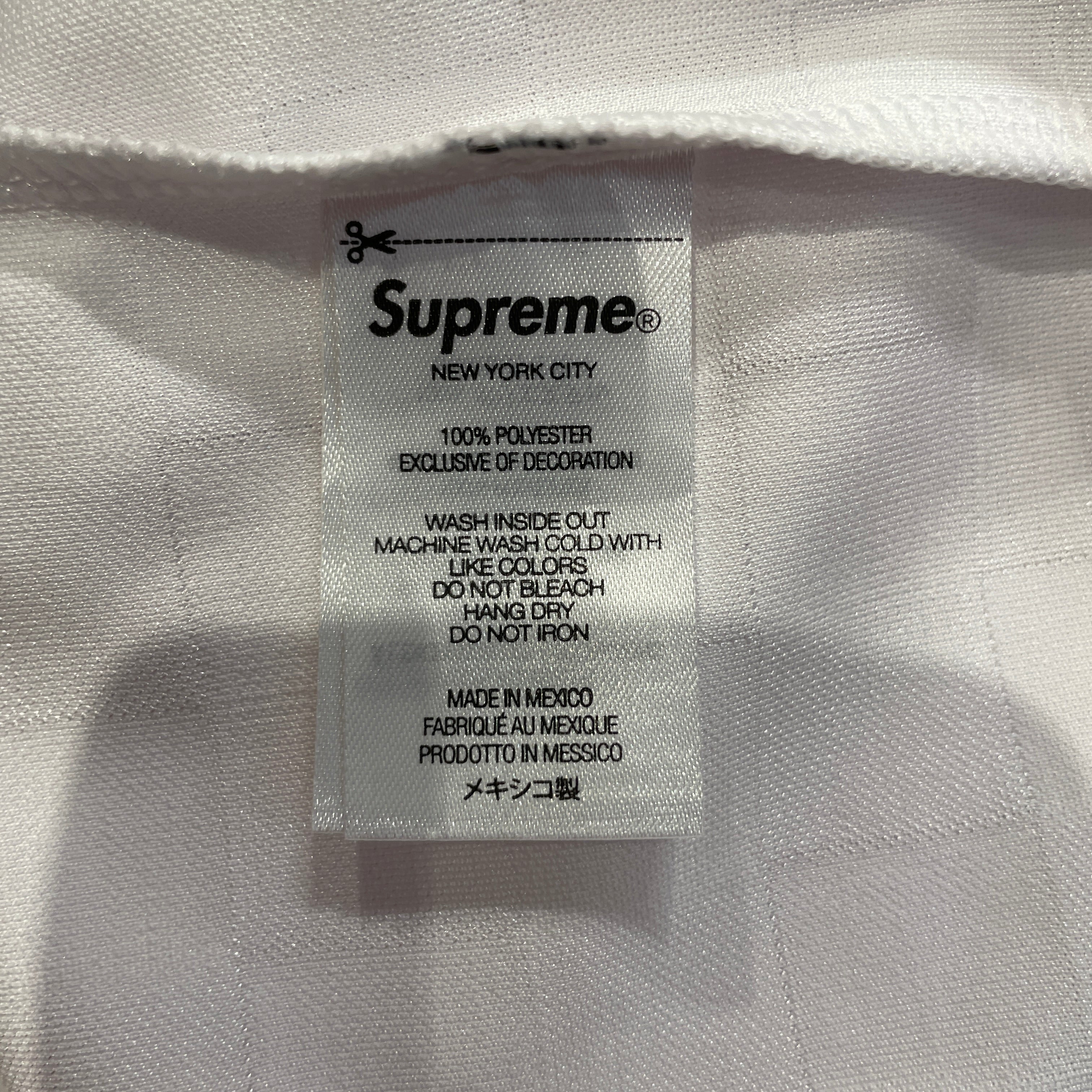 Supreme/UMBRO/T-Shirt/L/Polyester/WHT/Graphic/Jersey view 5