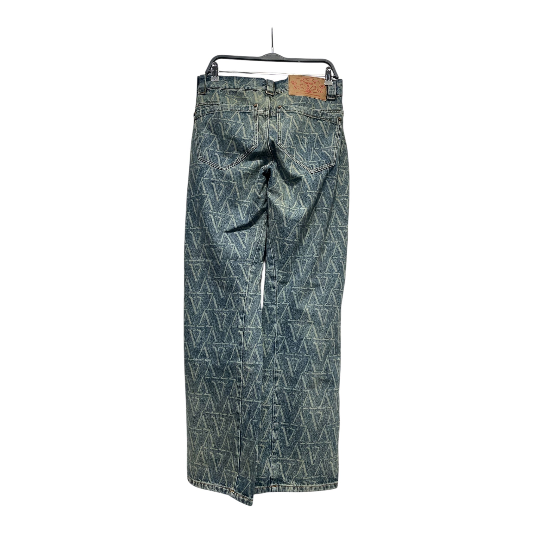 Vaquera/Bottoms/3/All Over Print/Denim/IDG/MONOGRAM PRINT JEANS view 2