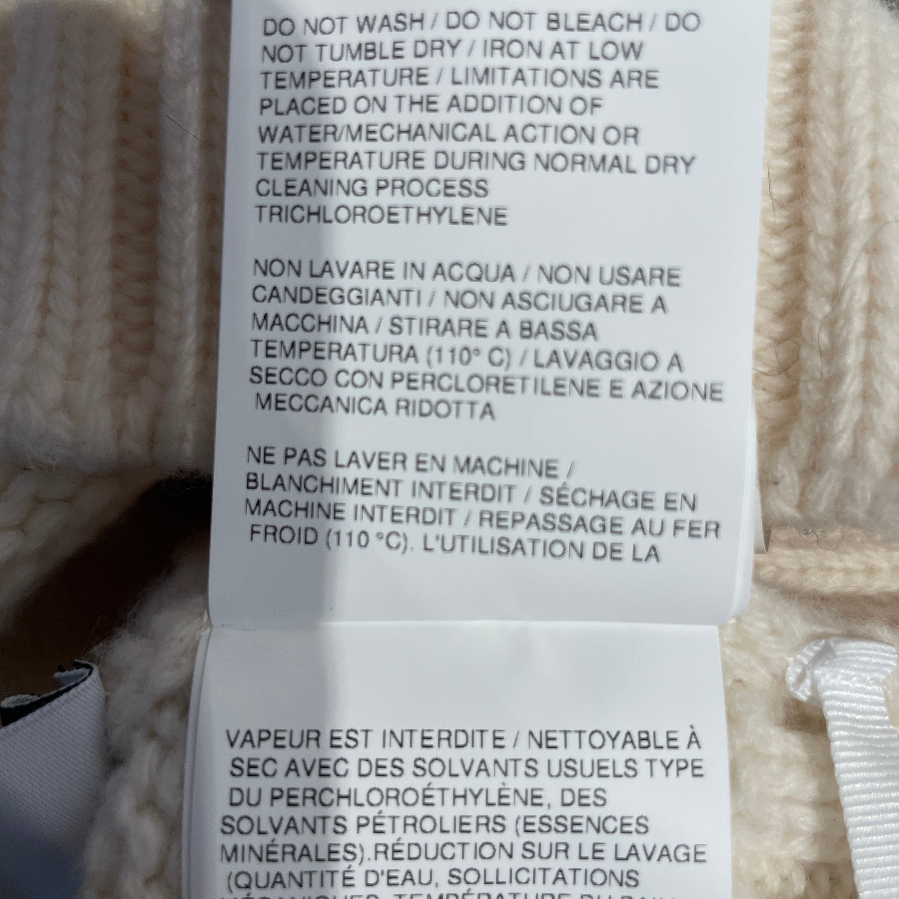 OFF-WHITE/Sweater/40/Intarsia Crewneck Sweater view 3