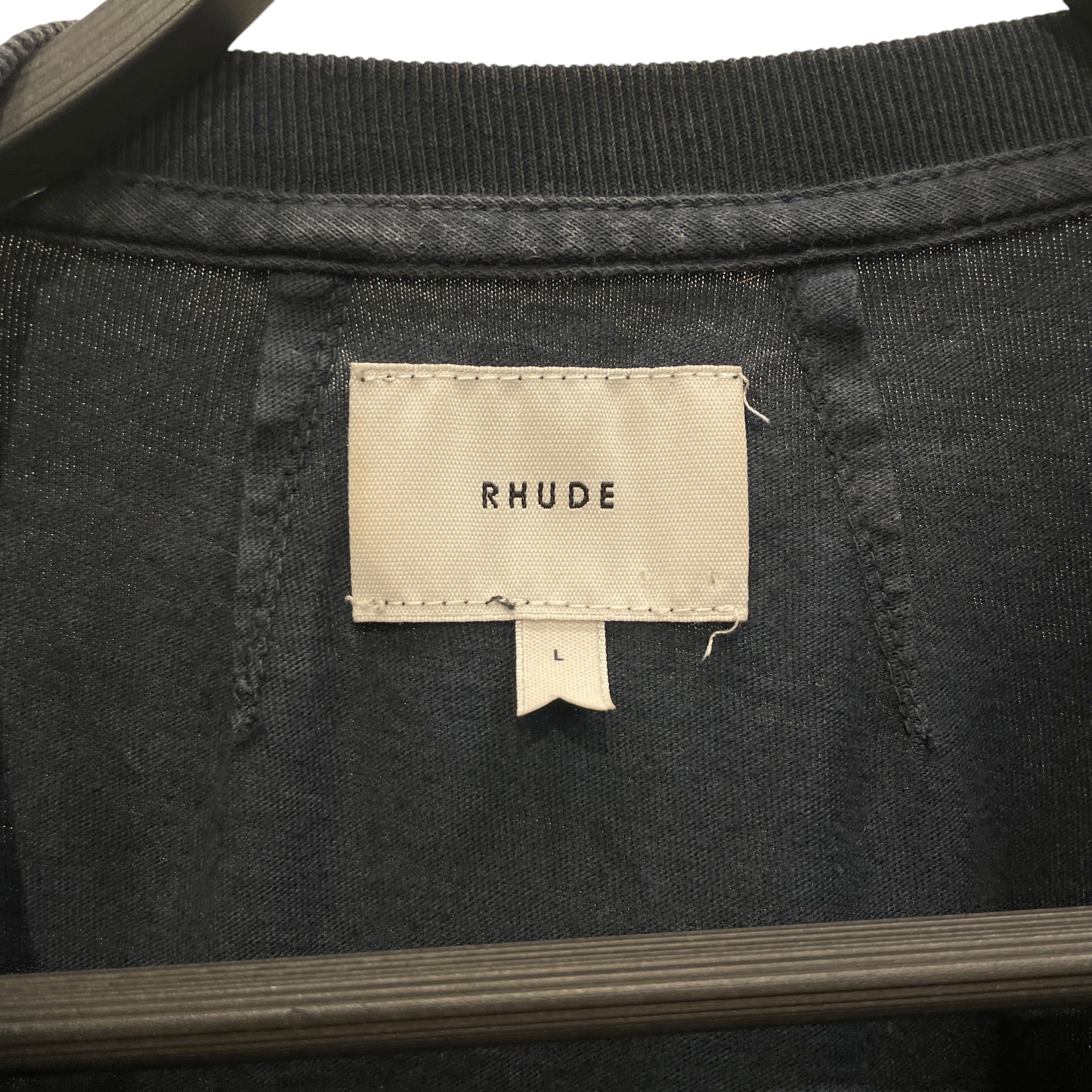 RHUDE/T-Shirt/L/Cotton/GRY/GENEVE BOAT GRAPHIC view 3