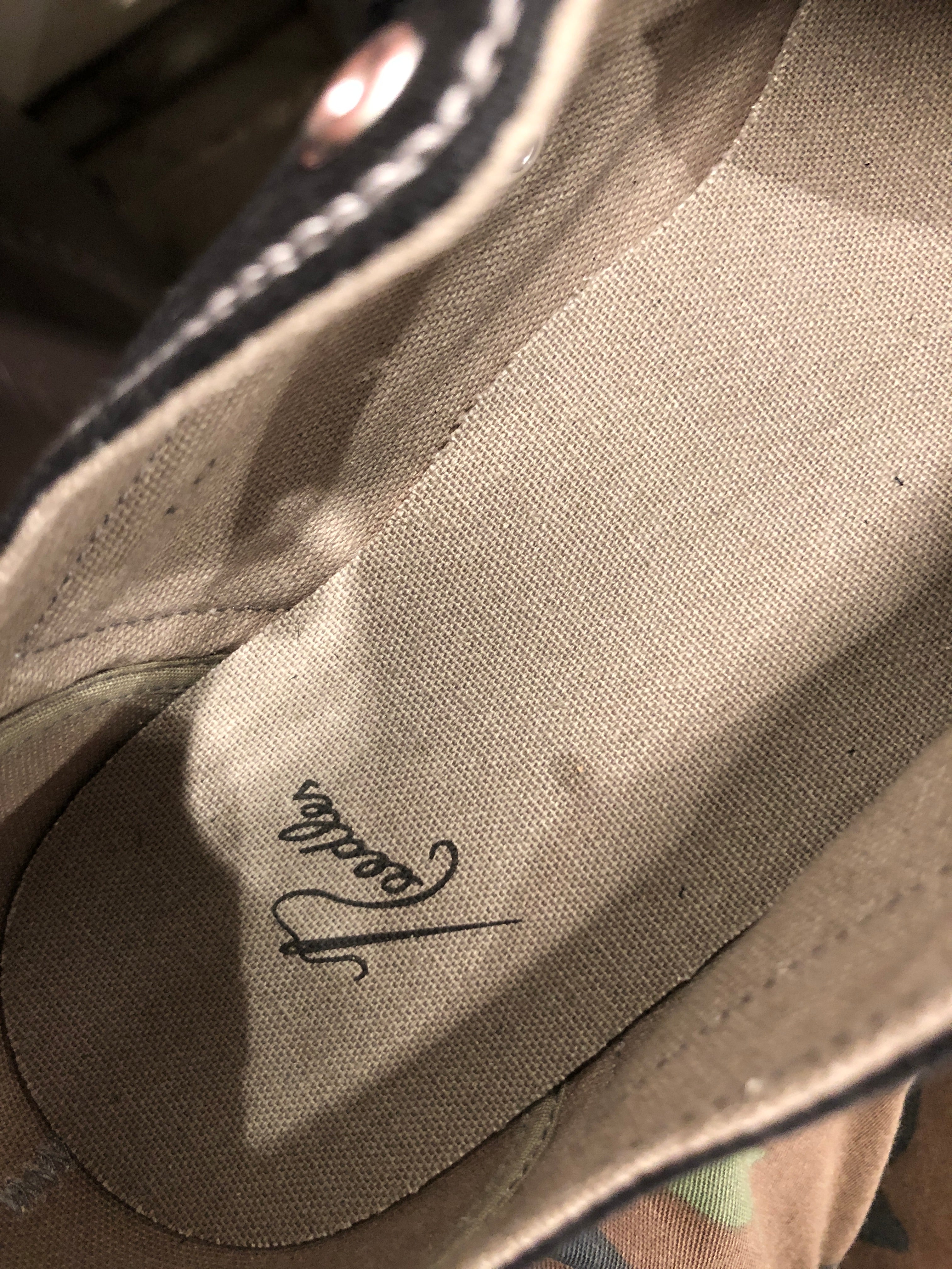 Needles/Low-Sneakers/US 10/Cotton/BLK/ghillie low top clean view 6