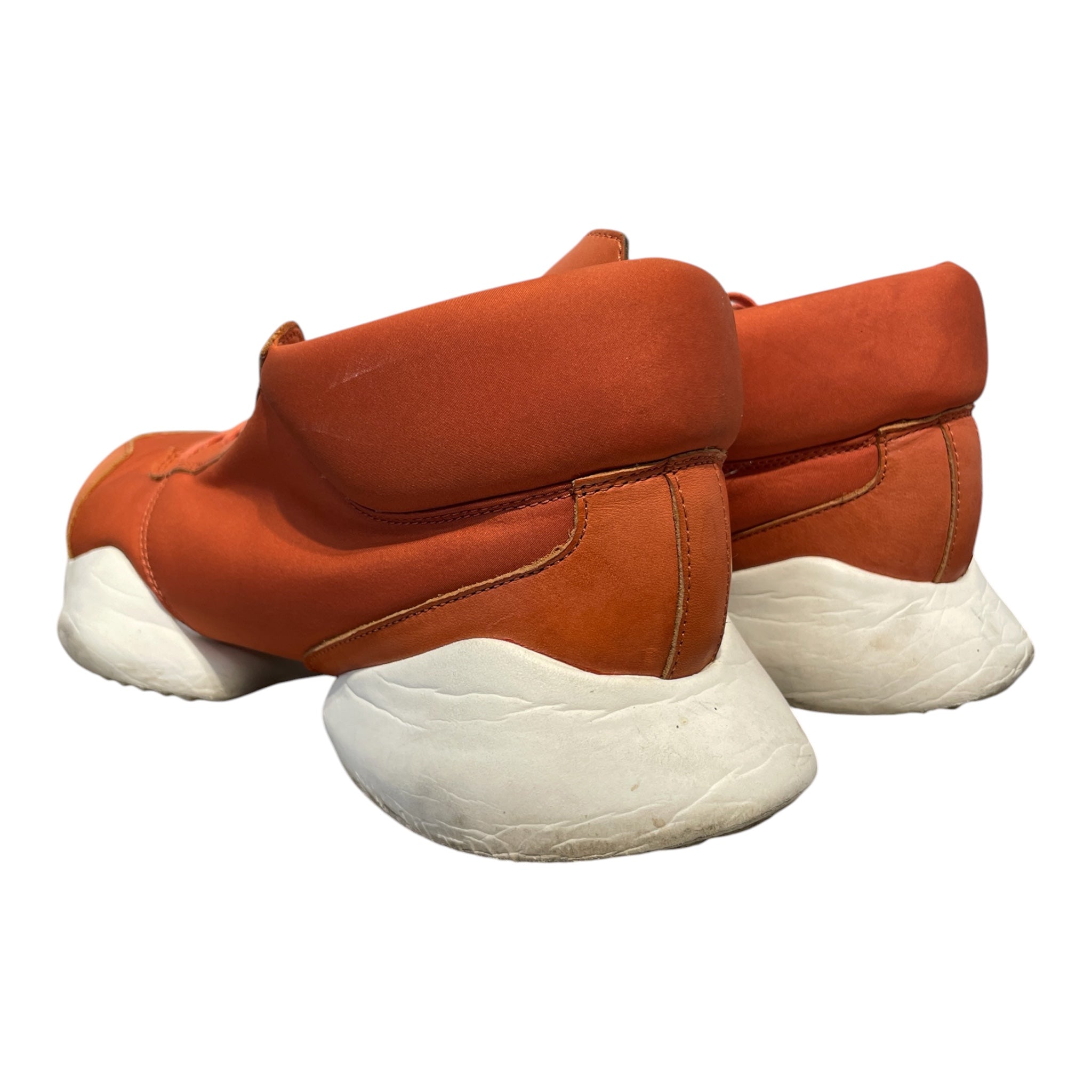 adidas/Rick Owens/Low-Sneakers/US 10/Nylon/ORN/FOX ORANGE RUNNERS view 2