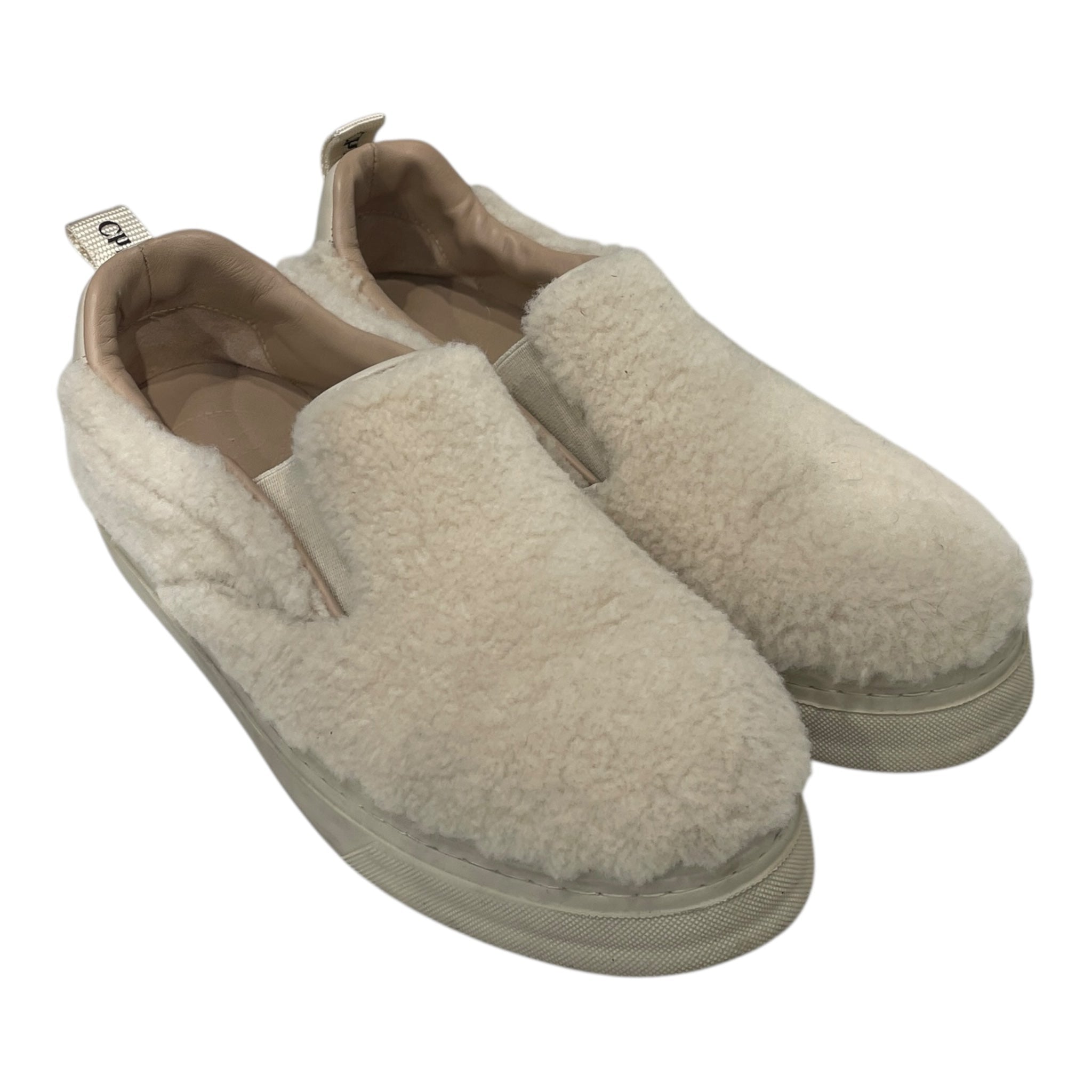 Chloe/Low-Sneakers/EU 38/CRM/SHERPA SLIP ONS view 1