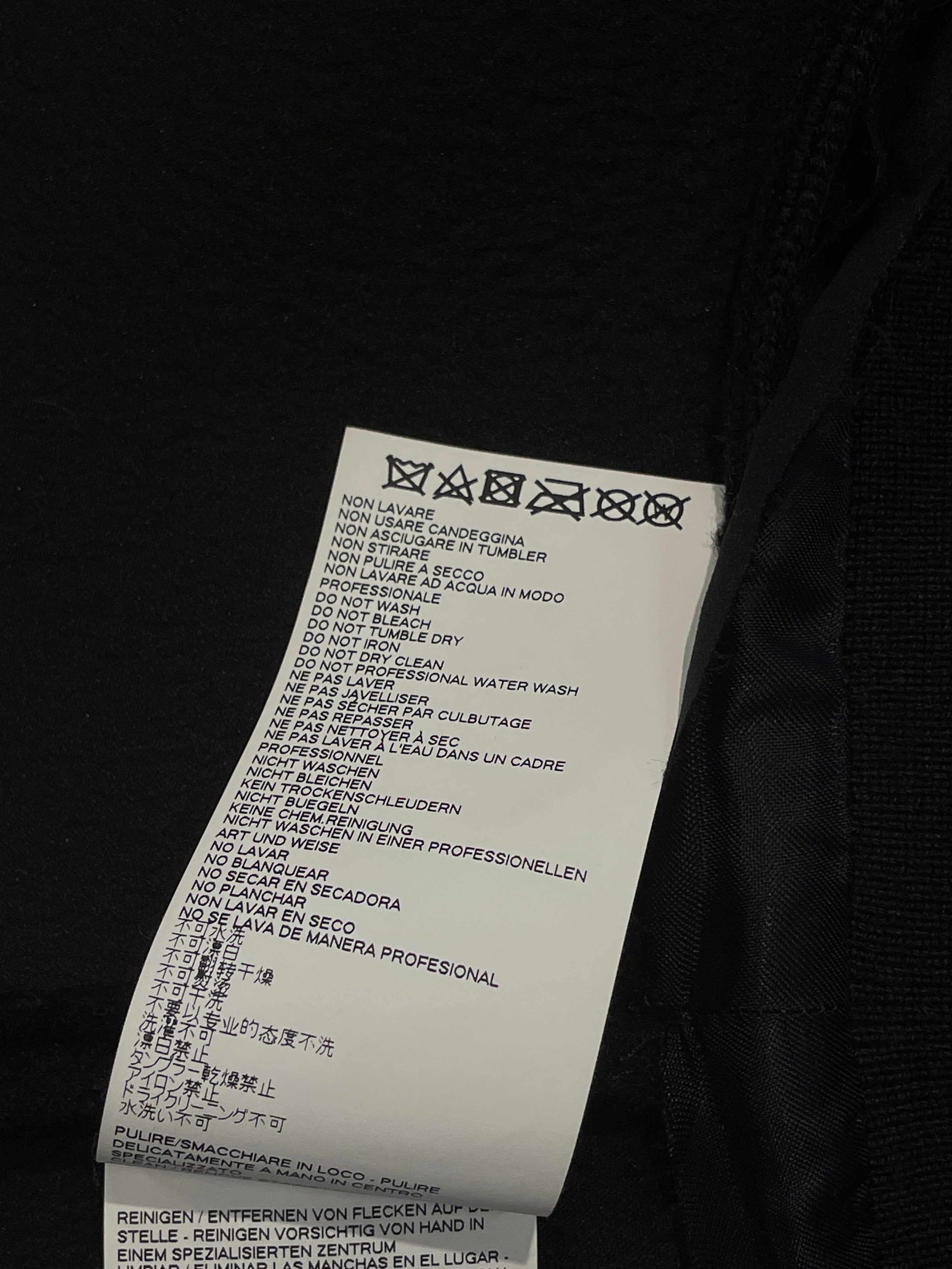 Maison Margiela/Baseball Jkt/40/Wool/BLK/VARSITY/#56/ OPEN ON BACK & FR view 4