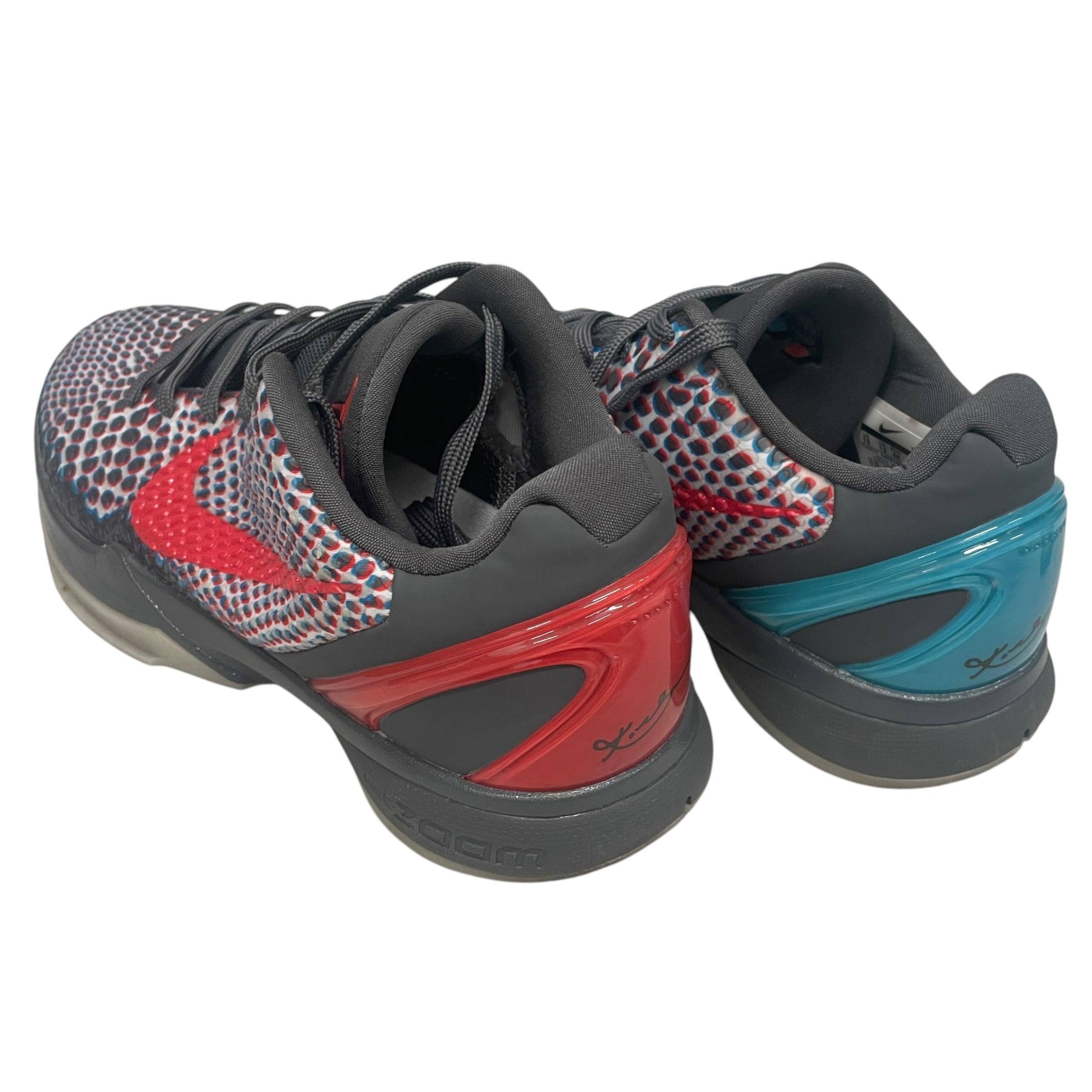 NIKE/Low-Sneakers/US 13/Animal Pattern/GRY/ZOOM KOBE 6 PROTO ASG view 2