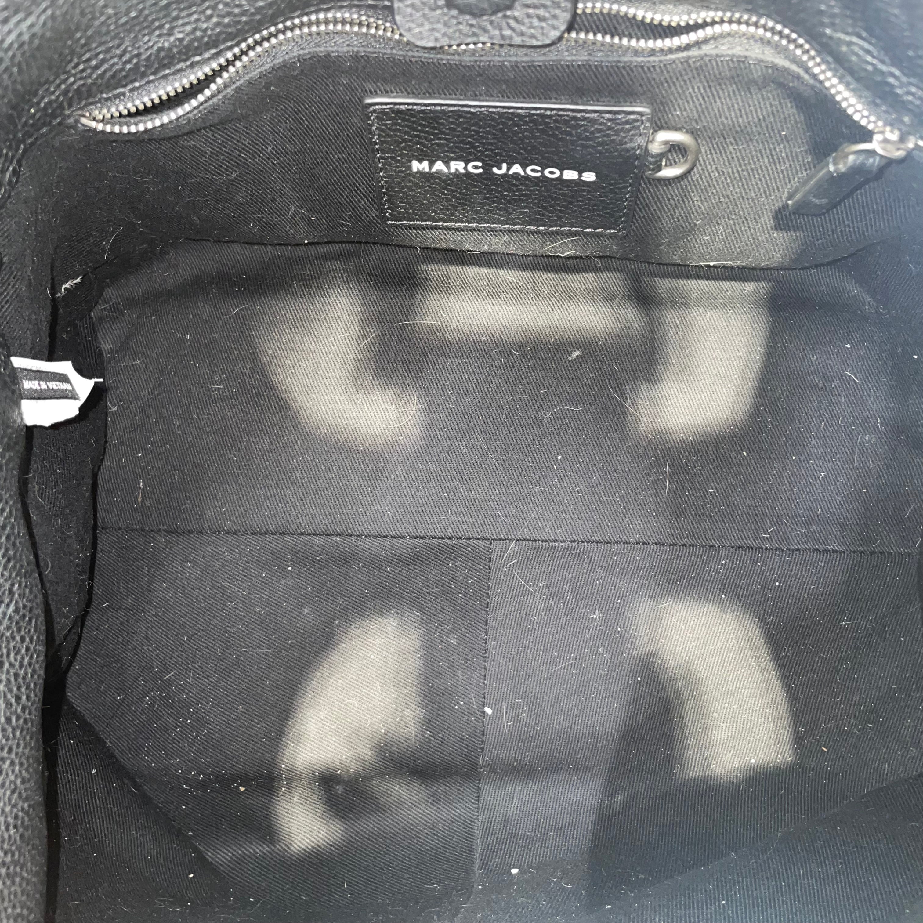 MARC JACOBS/Tote Bag/Leather/BLK/GLAM STUDDED view 4
