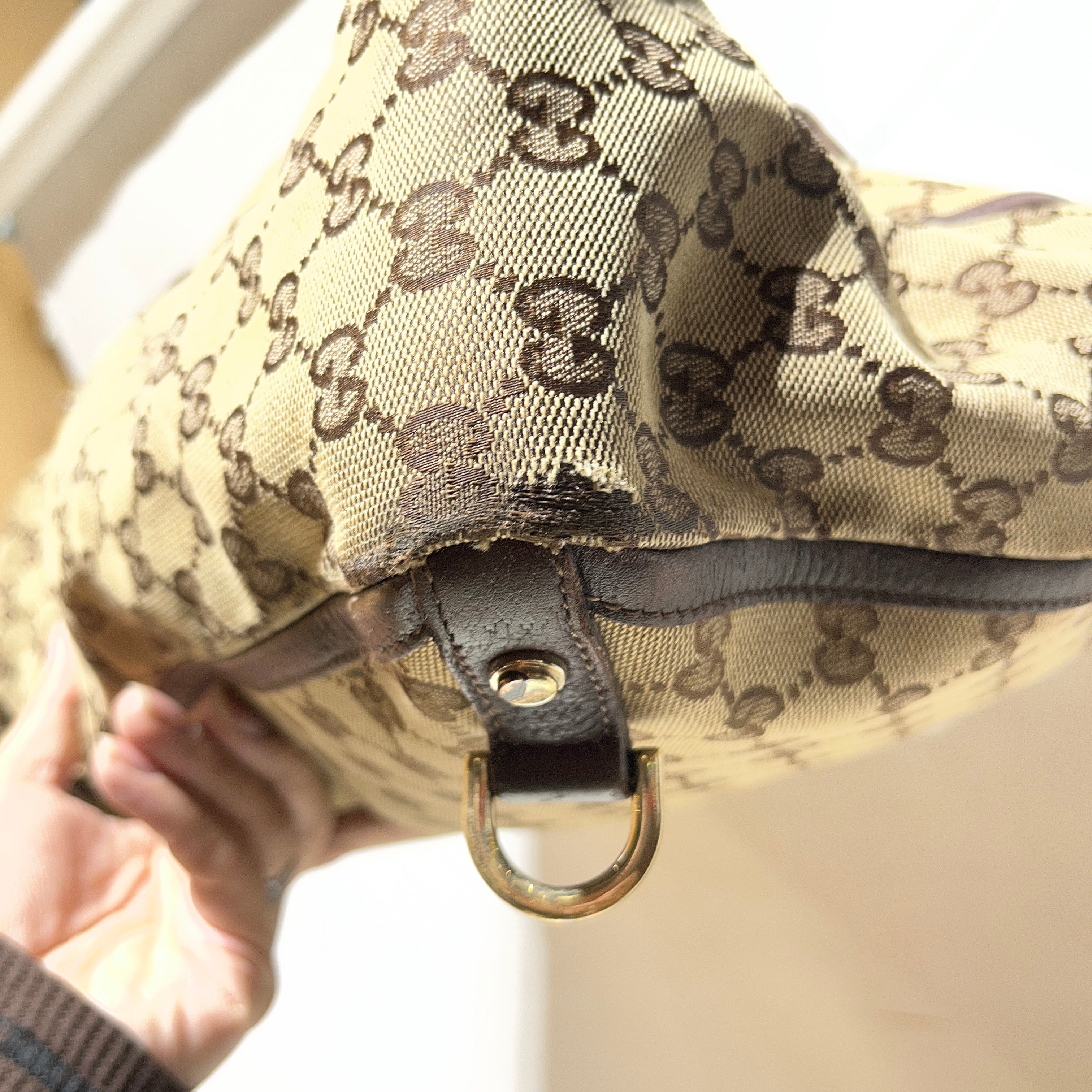 GUCCI/Bag/All Over Print/Leather/BRW/Canvas Abbey view 11