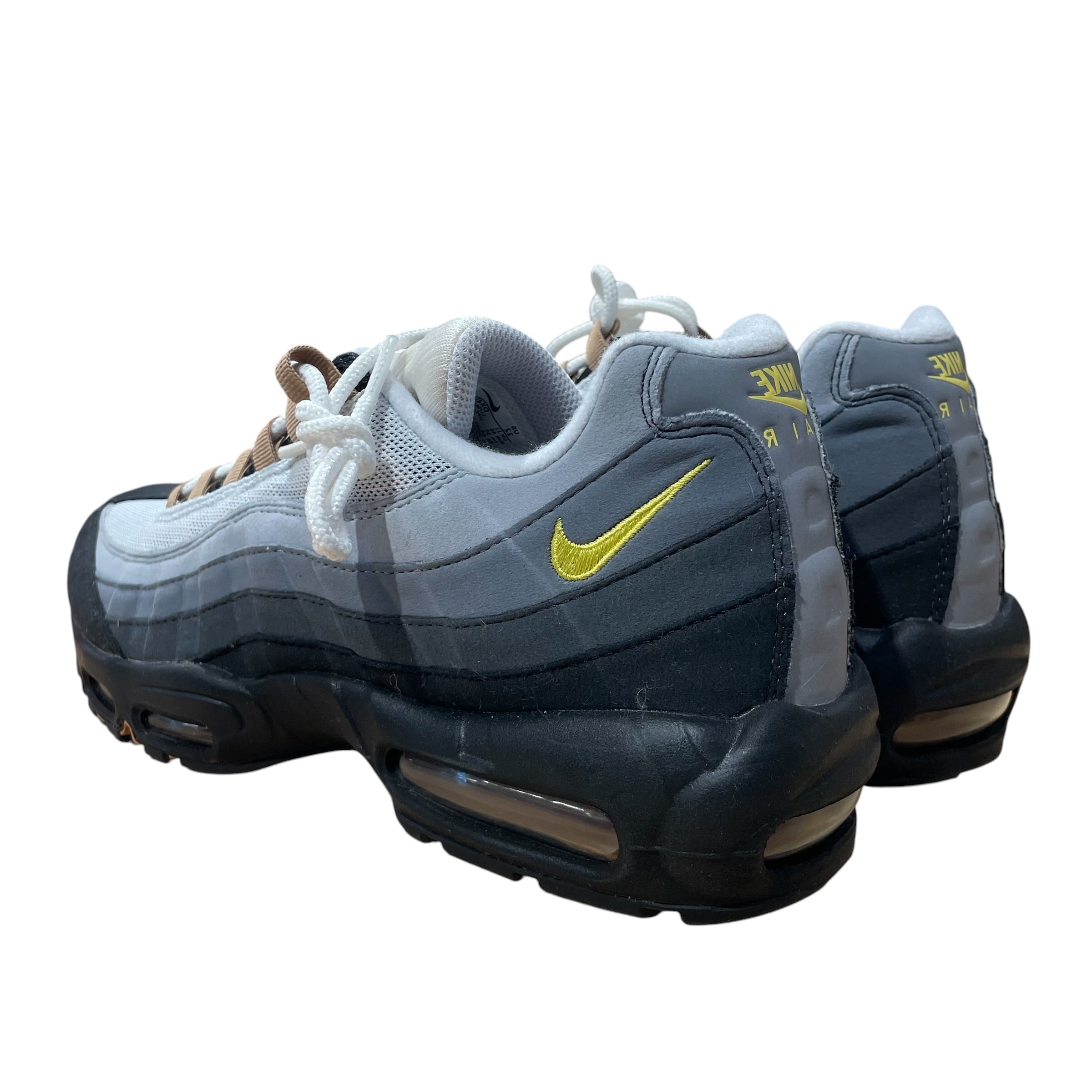 NIKE/Low-Sneakers/US 12/Cotton/GRY/AIR MAX 95 YELLOW STRIPE view 2
