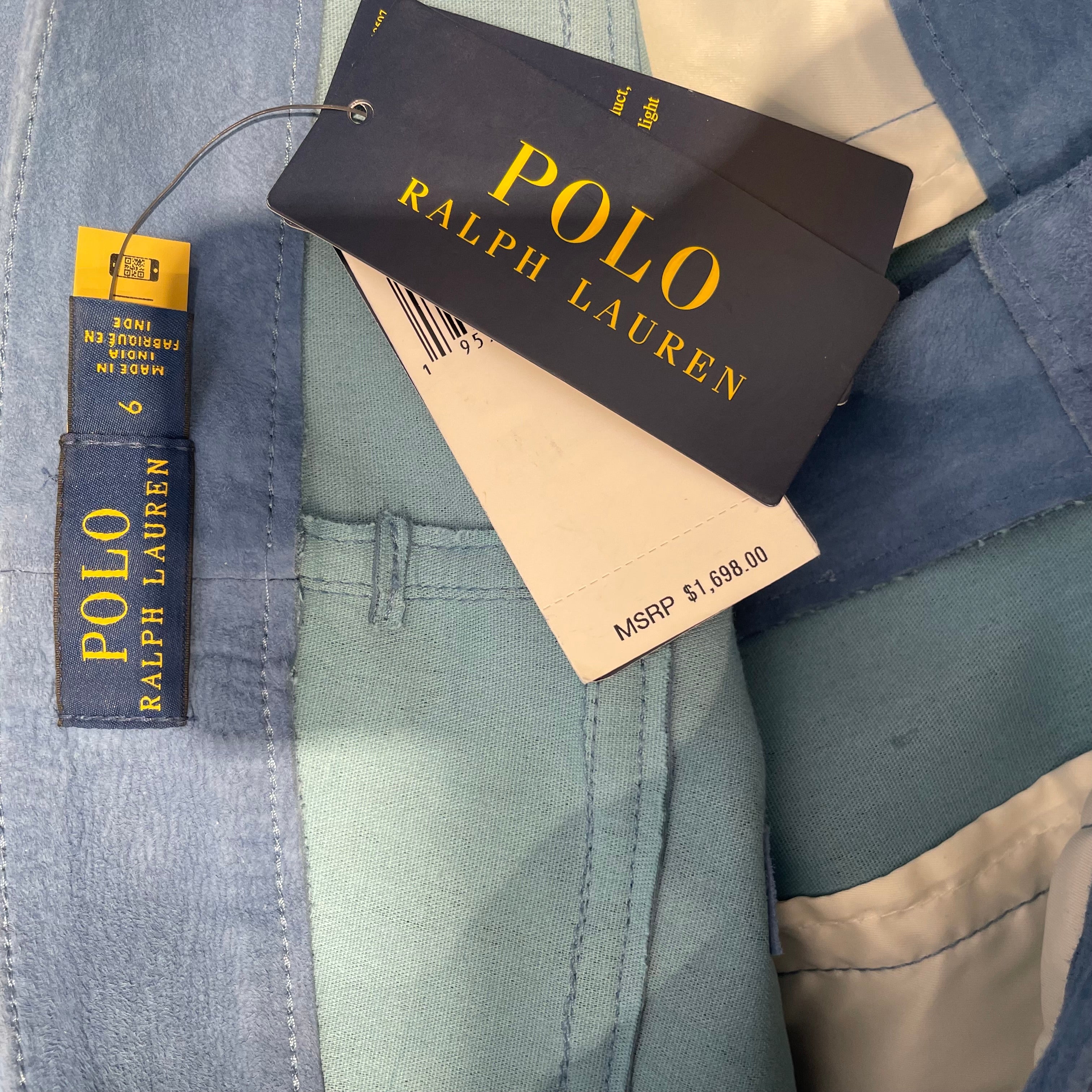 POLO RALPH LAUREN/Wide Leg Pants/6/Lambskin/IDG/suede flared/silver rivets view 3