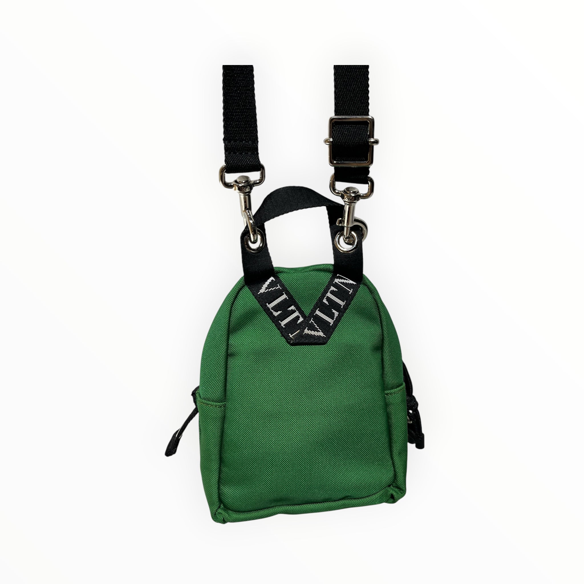 VALENTINO/Cross Body Bag/Nylon/GRN/Mini Backpack view 3