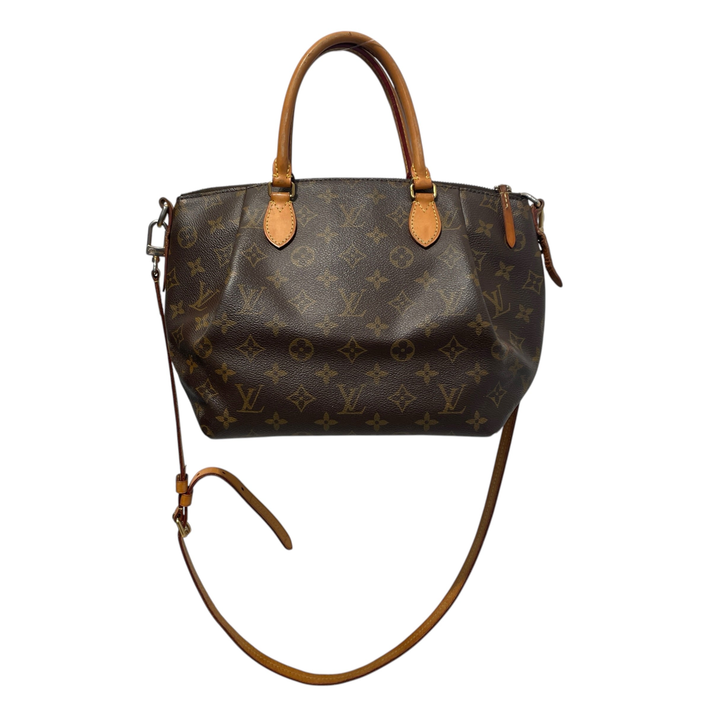 LOUIS VUITTON/Hand Bag/Monogram/Leather/BRW/Turenne MM Handbag Cowhide view 2