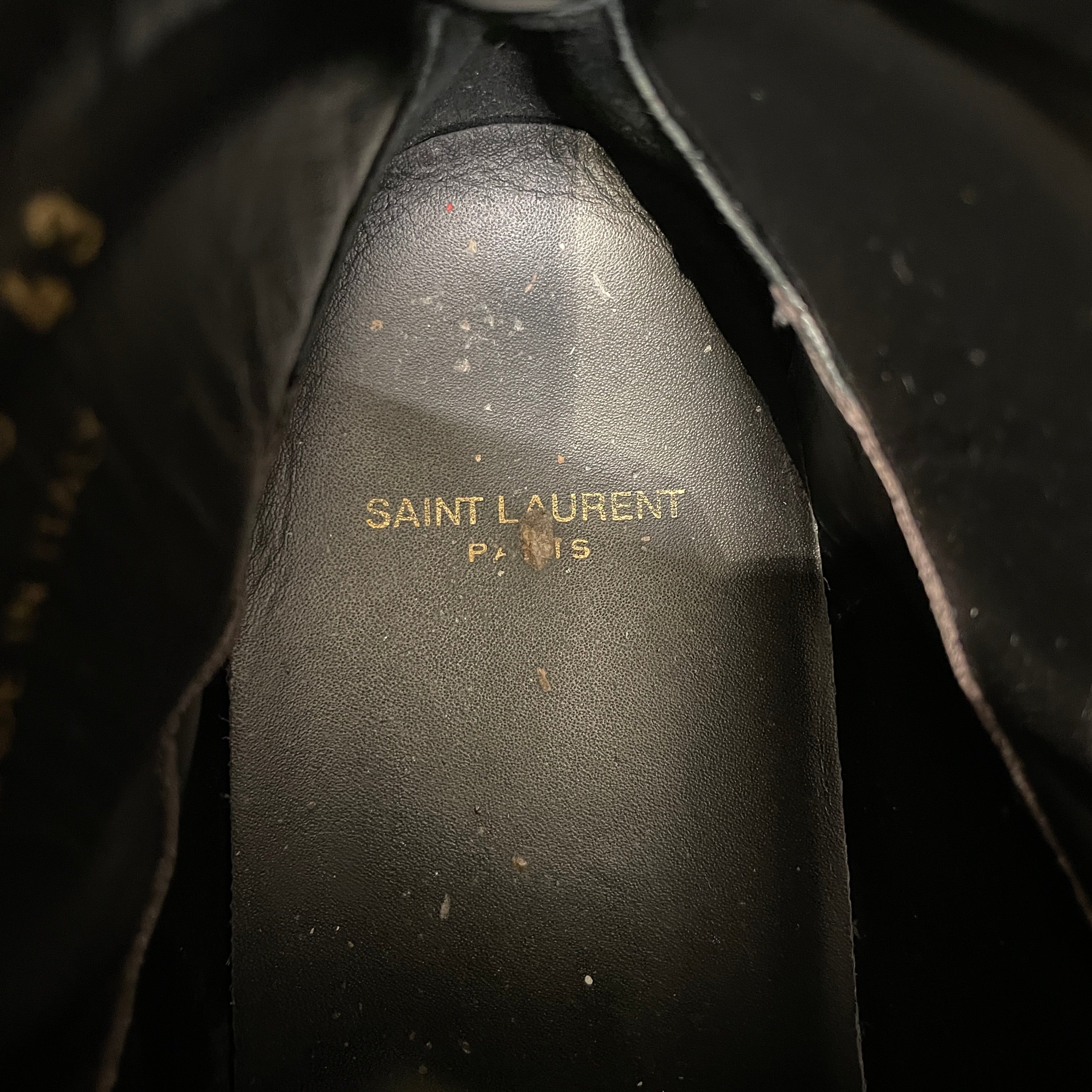 SAINT LAURENT/Hi-Sneakers/EU 43/Polyester/BLK/SL-10H GLD/BLK view 6