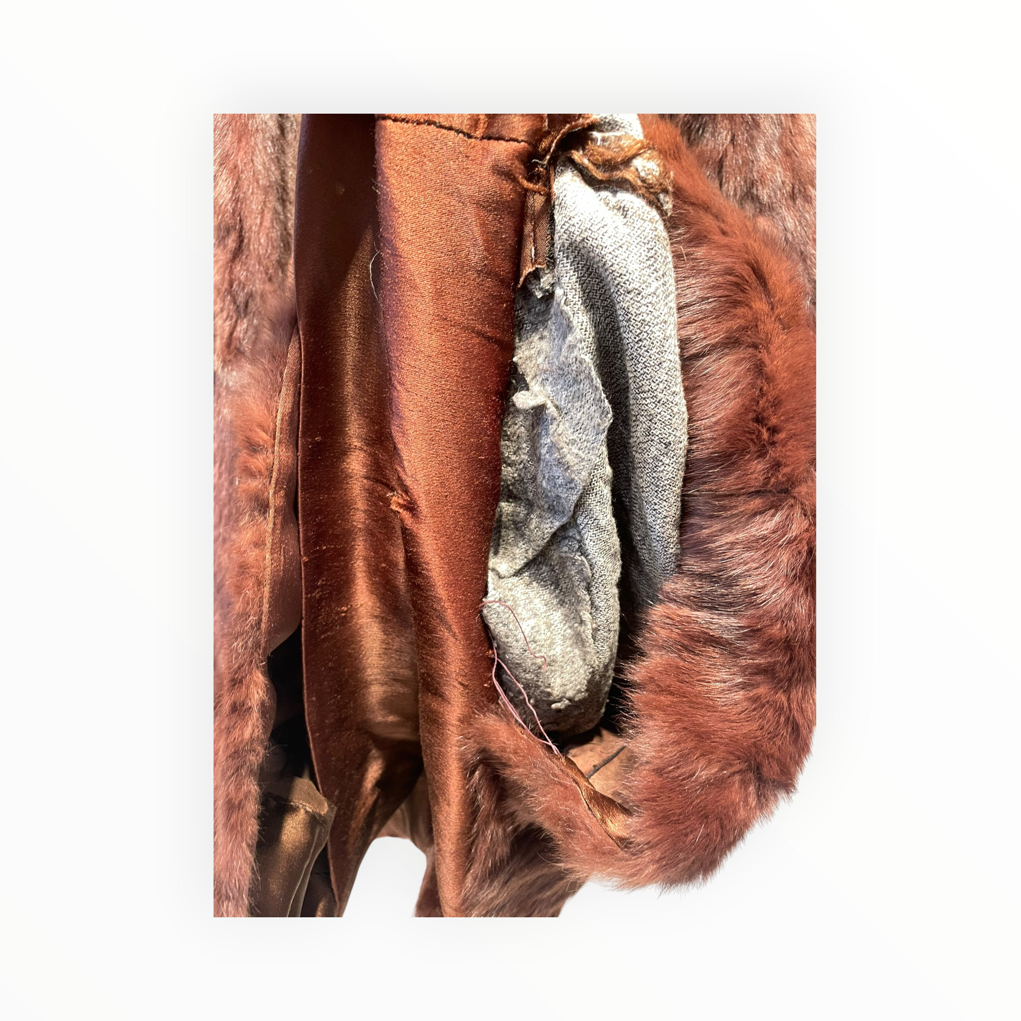 Vintage/Coat/Fur/BRW/Long Fur Coat view 3