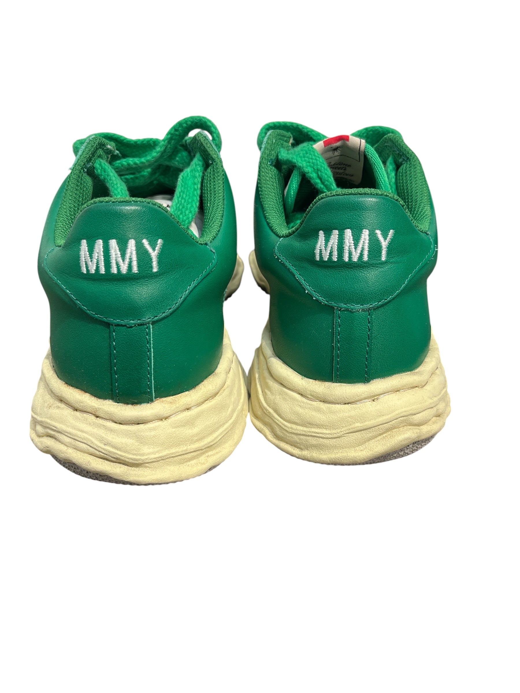 MIHARA YASUHIRO/Low-Sneakers/EU 44/Leather/GRN/MMY WAYNE GREEN SNEAKER view 3