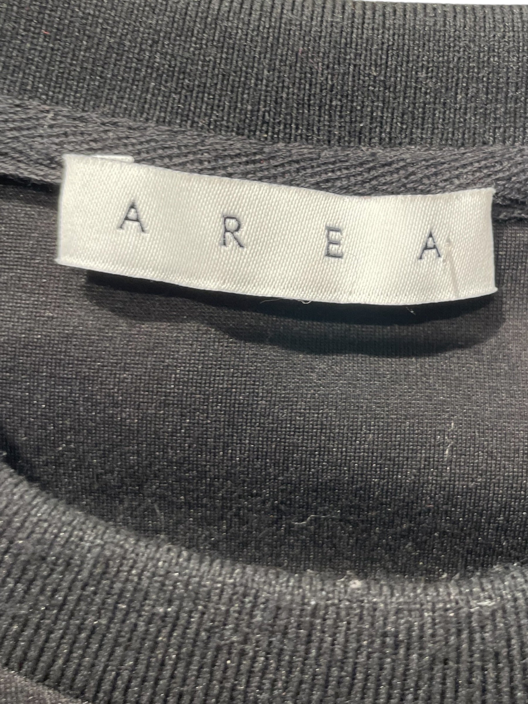 AREA/SS Cut & Sew/XS/BLK/ view 3