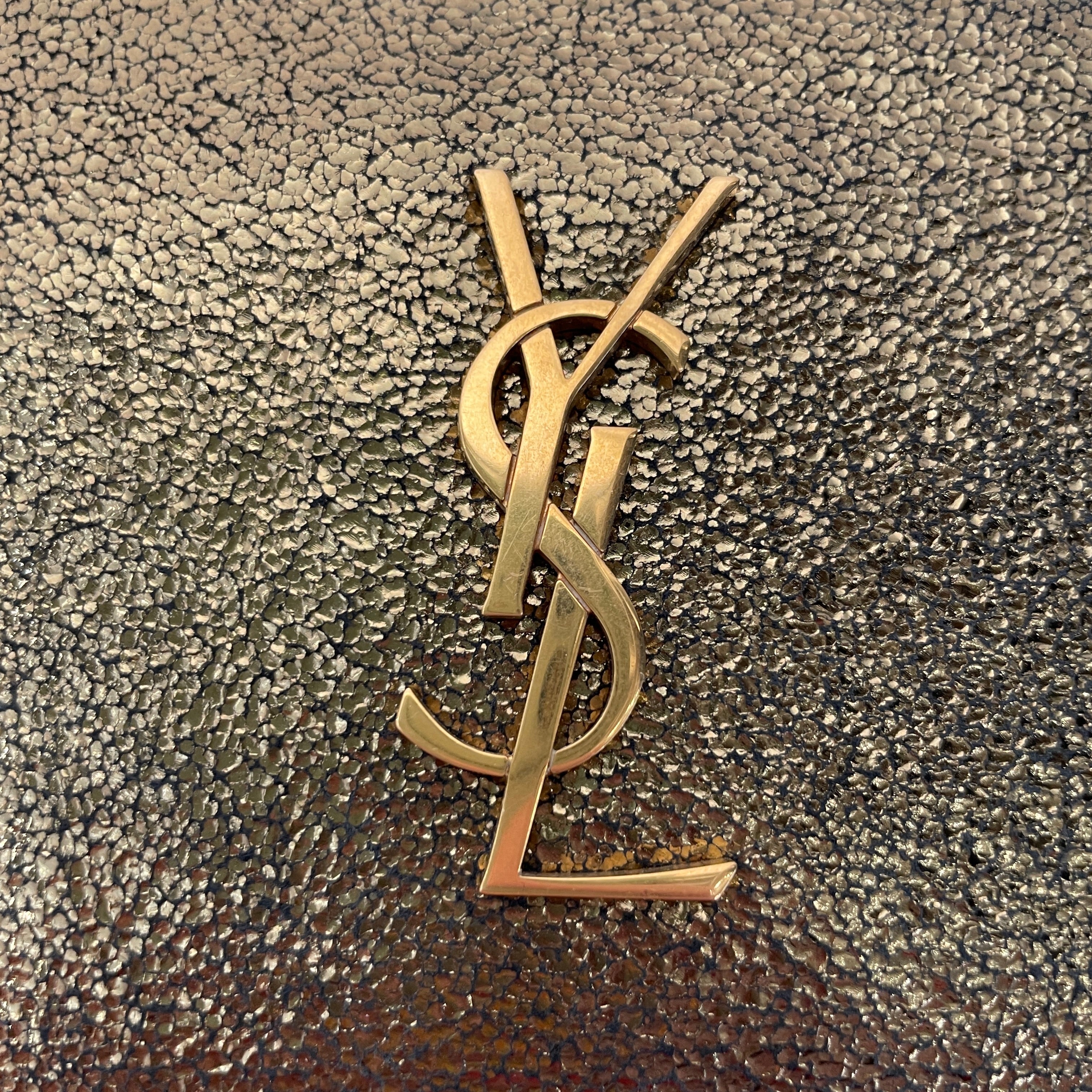 SAINT LAURENT/Cross Body Bag/GLD/GOLD GLITTER TASSEL view 3