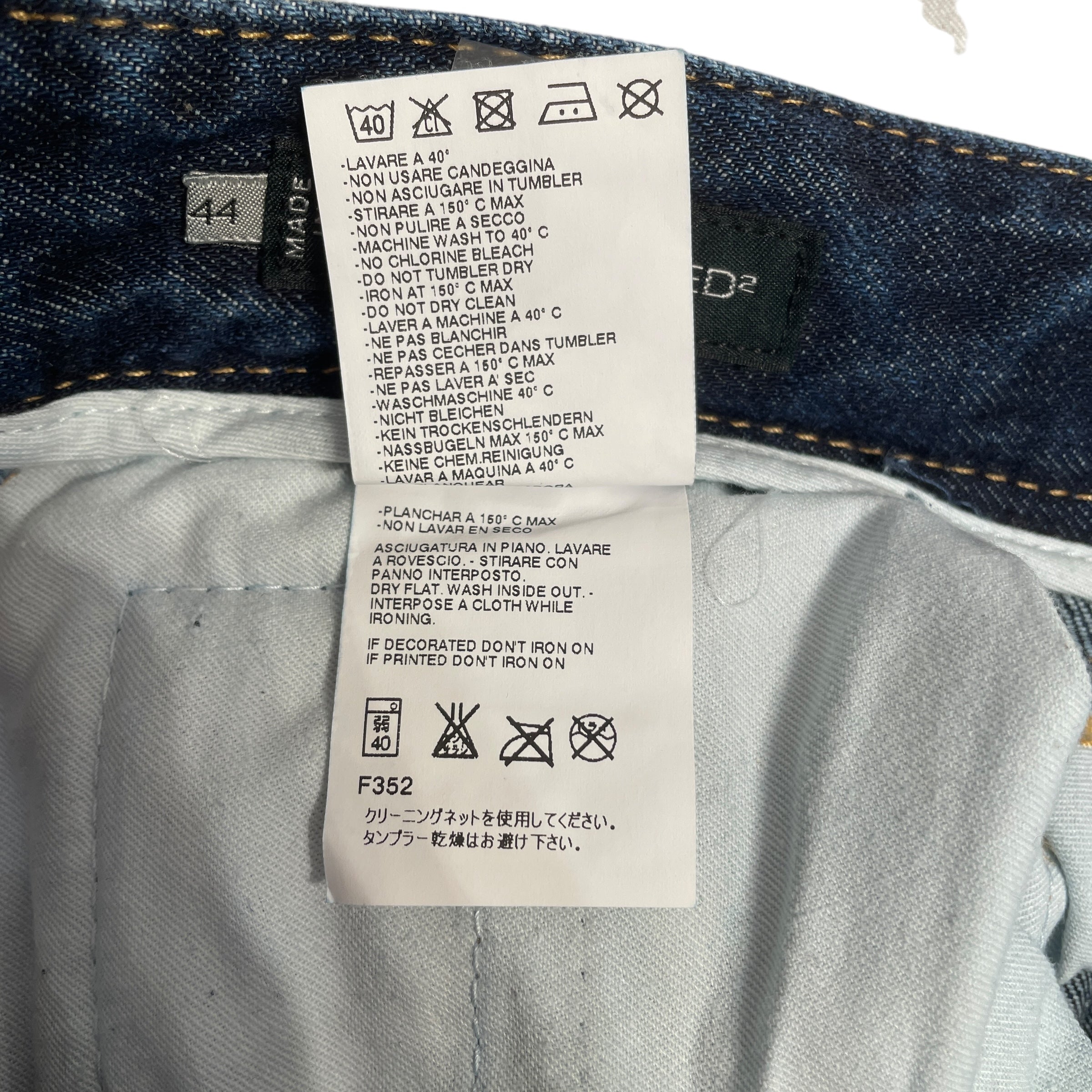 DSQUARED2/Skinny Pants/M/Cotton/IDG/DSQUARED2 SIDE ZIP BRWN PATCH view 4