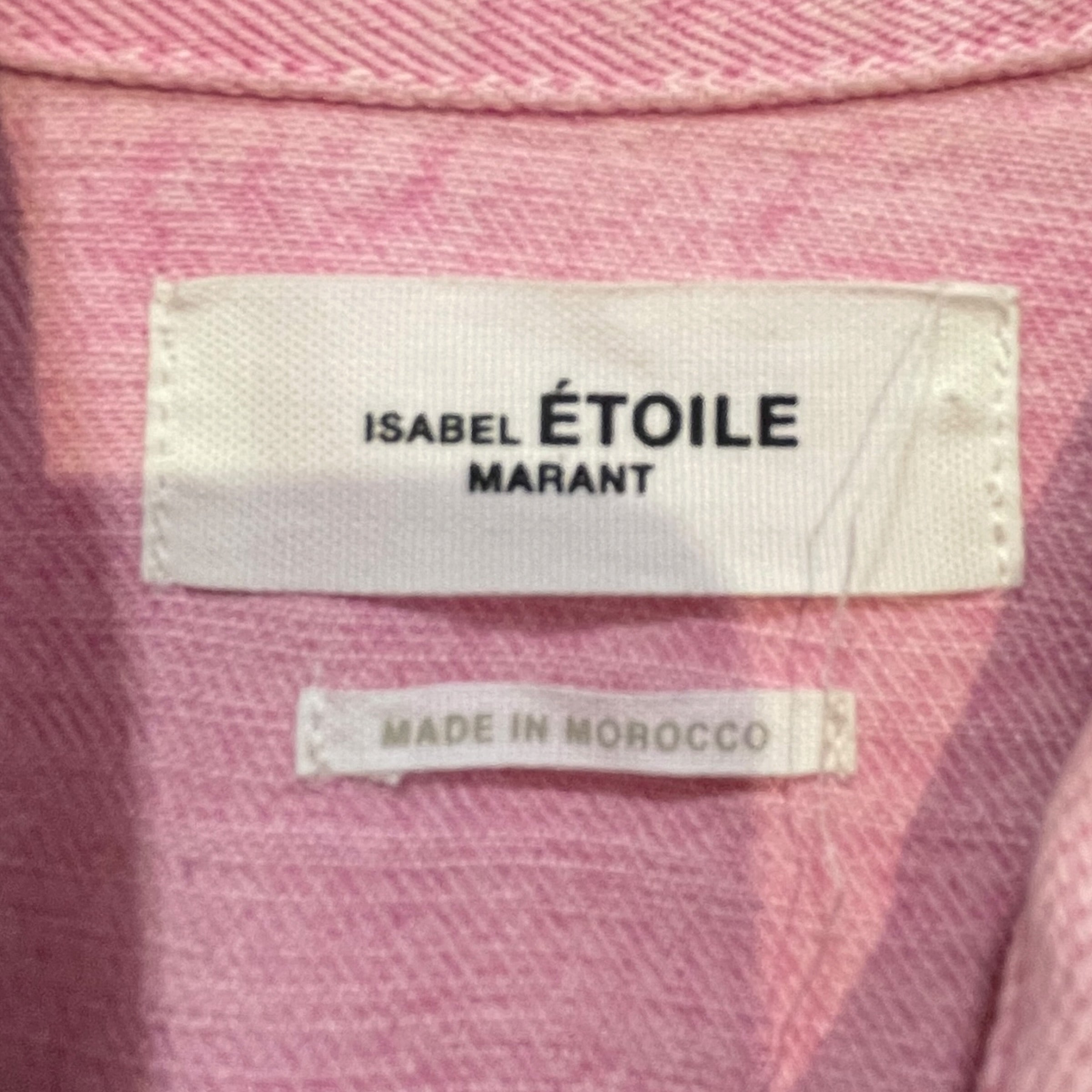 ISABEL MARANT ETOILE/Denim Jkt/36/Denim/PNK/Cut Off Sleeves view 3