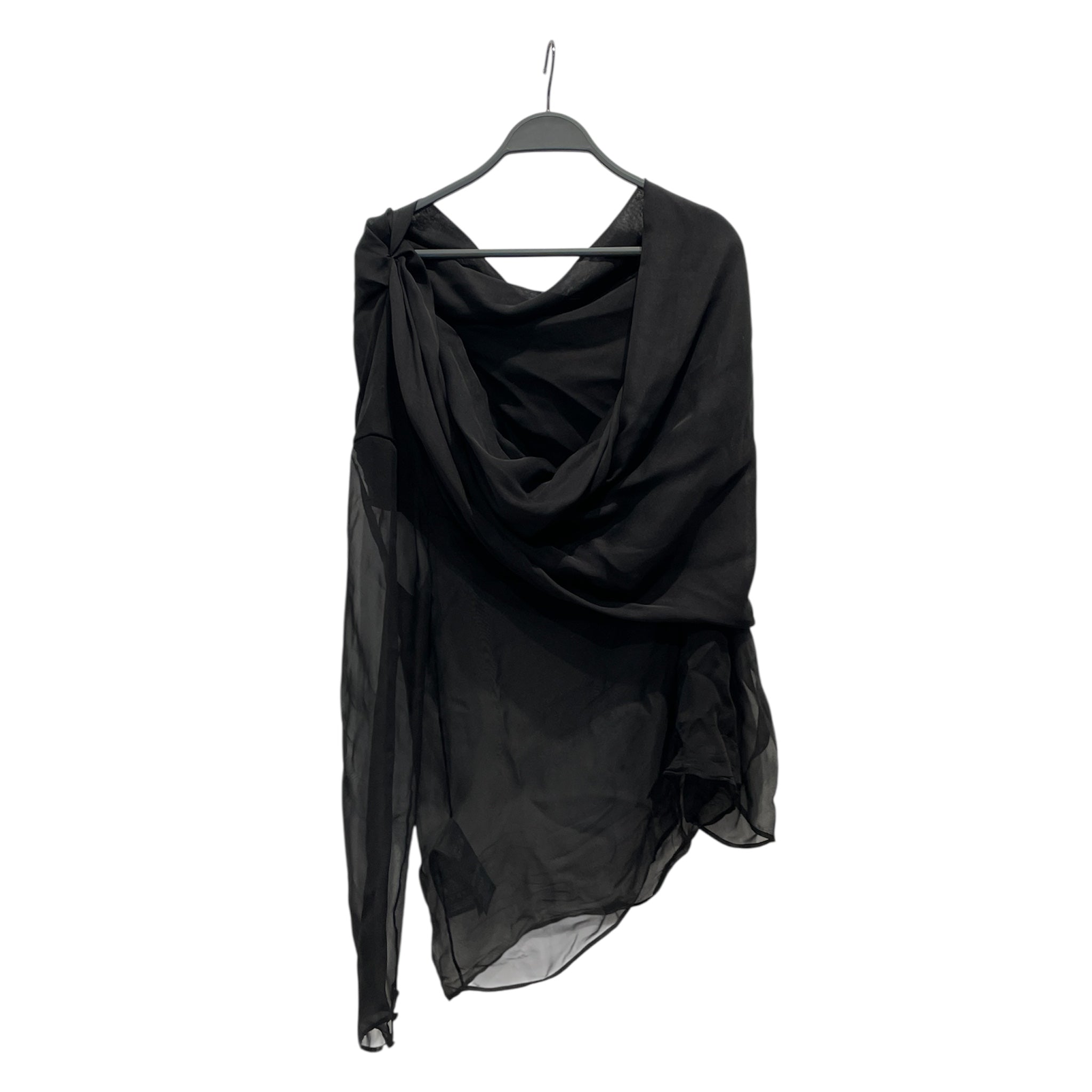 SAINT LAURENT/LS T-Shirt/M/BLK/off the shoulder view 1