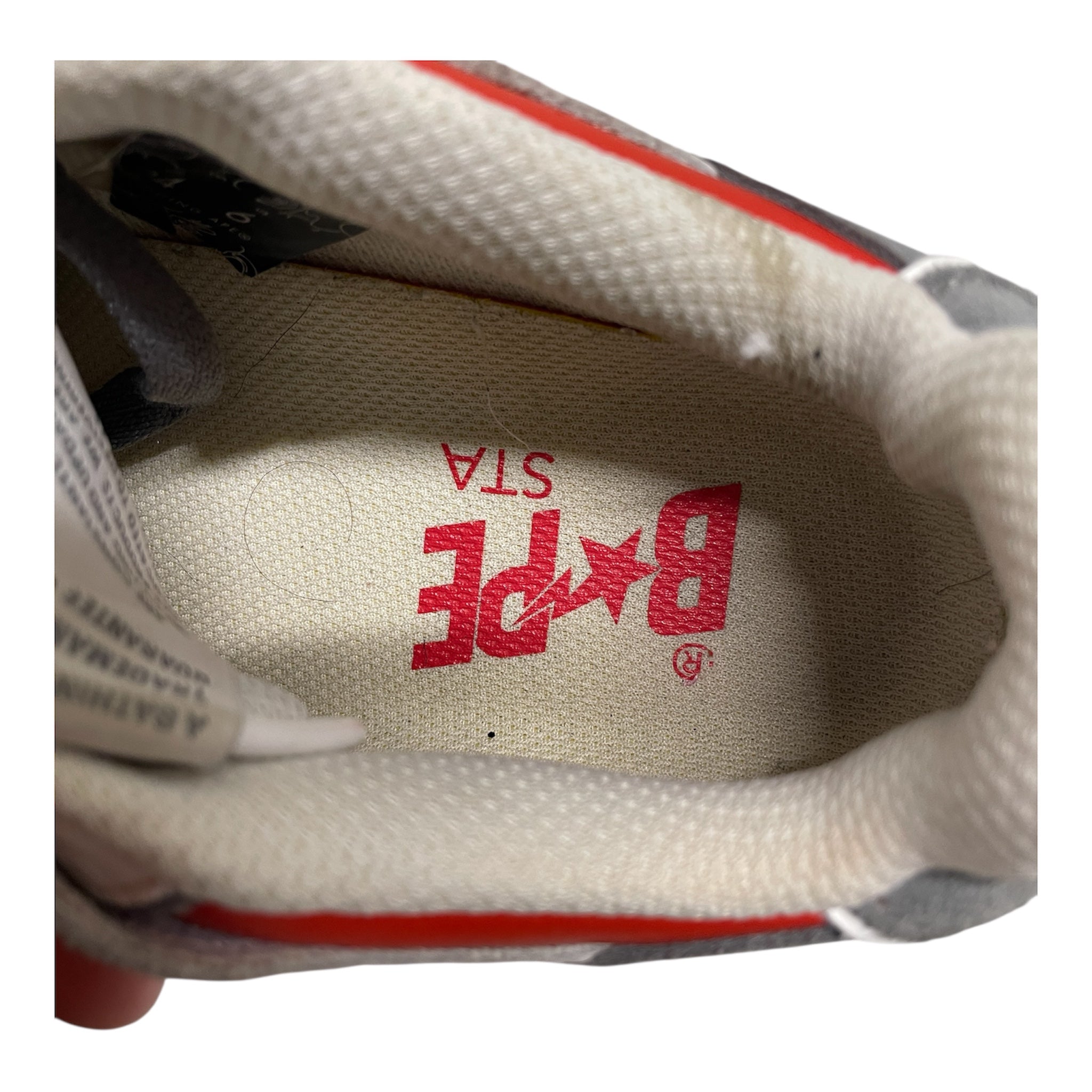 BAPE STA!/Low-Sneakers/US 6/Cotton/ORN/GREY STAR view 3