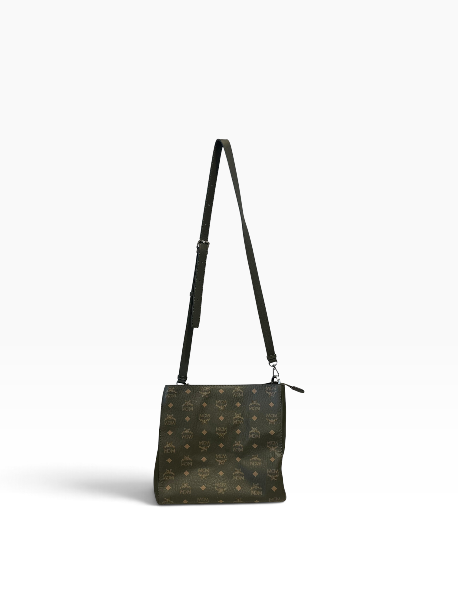 MCM/Cross Body Bag/Monogram/Leather/GRN/AREN VISETOS SEA TURTLE view 2