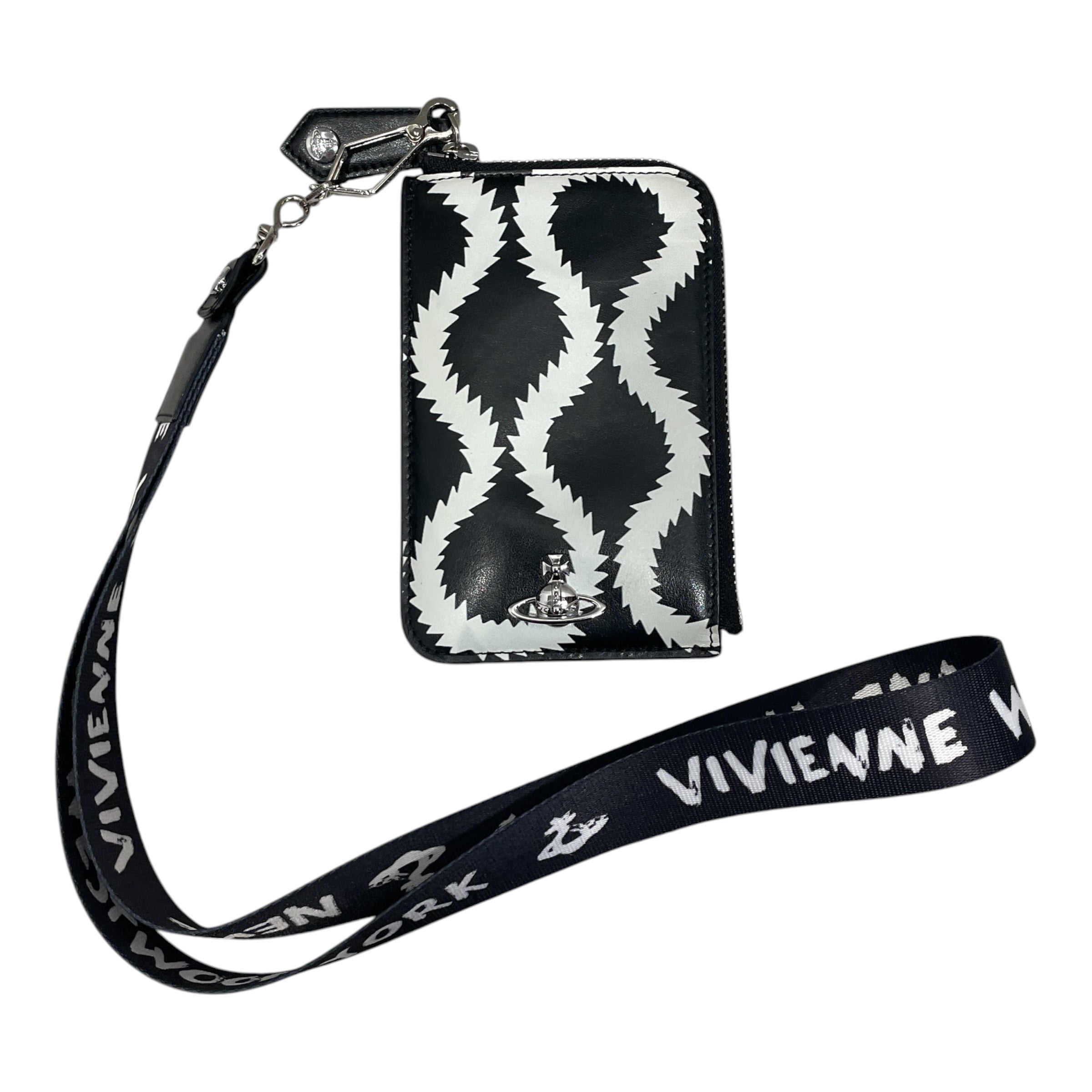 Vivienne Westwood/Wallet/All Over Print/Leather/BLK/L's/W/PATTERN view 3