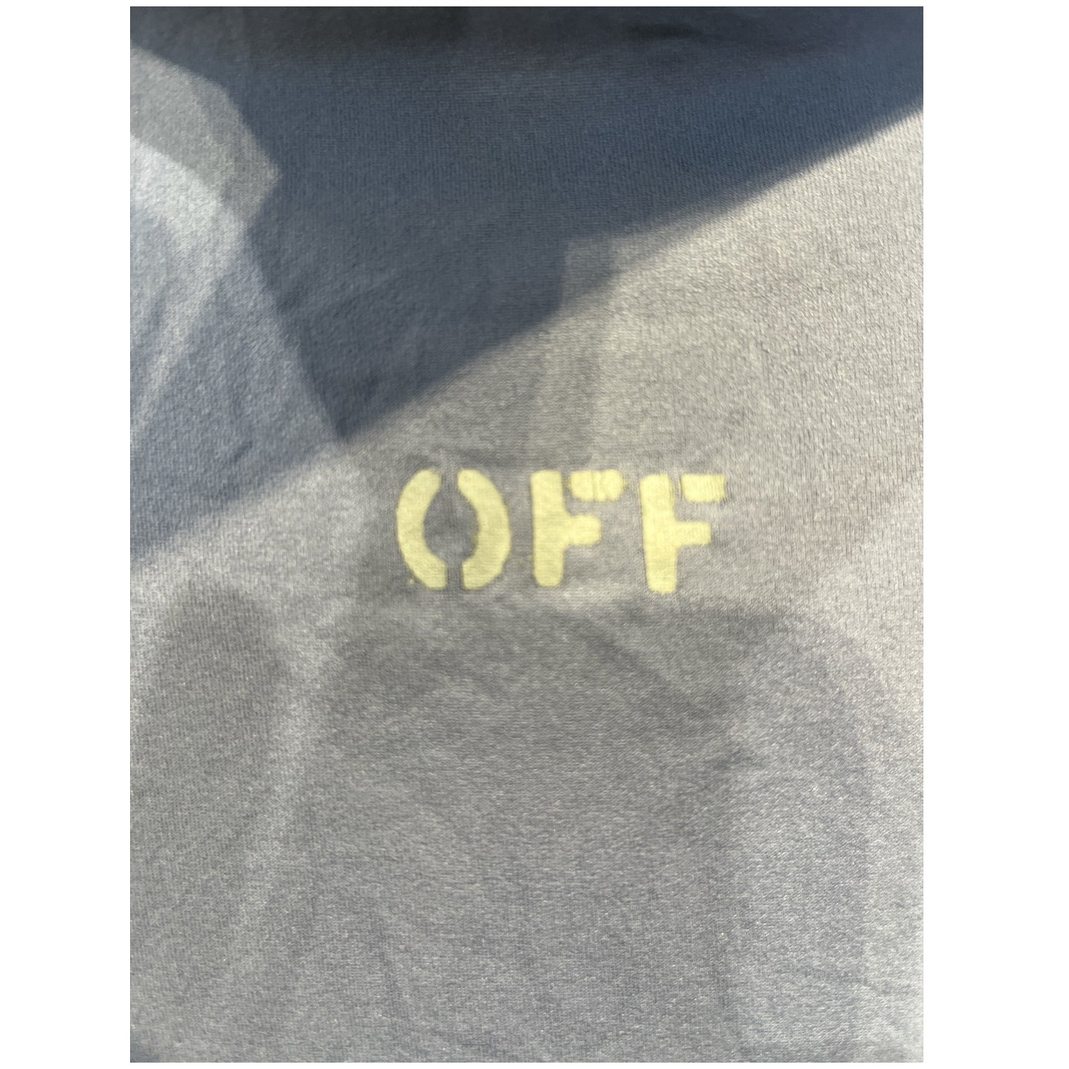 OFF-WHITE/LS T-Shirt/42/IDG/SECOND SKIN "OFF" SHIRT view 4