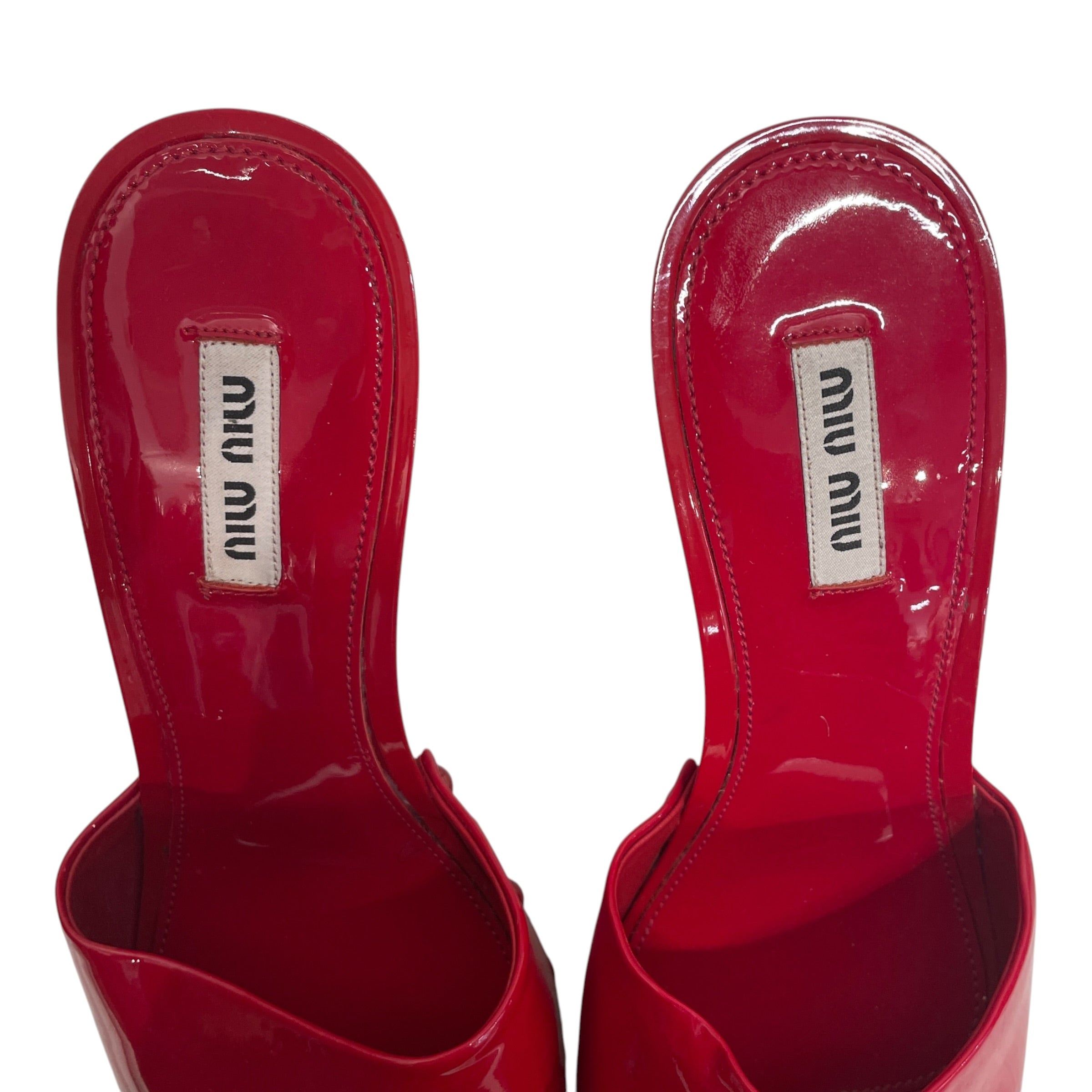 MIU MIU/Heels/EU 39/RED/CLOG HEELS view 3
