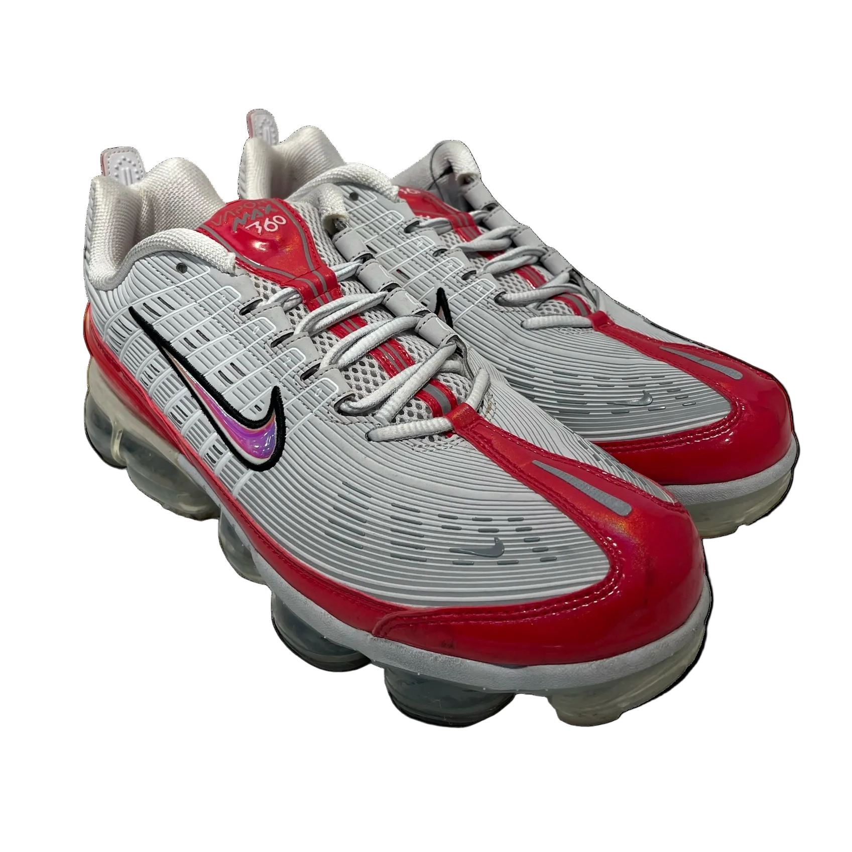 NIKE/Low-Sneakers/US 12/RED/360 VAPORMAX view 1
