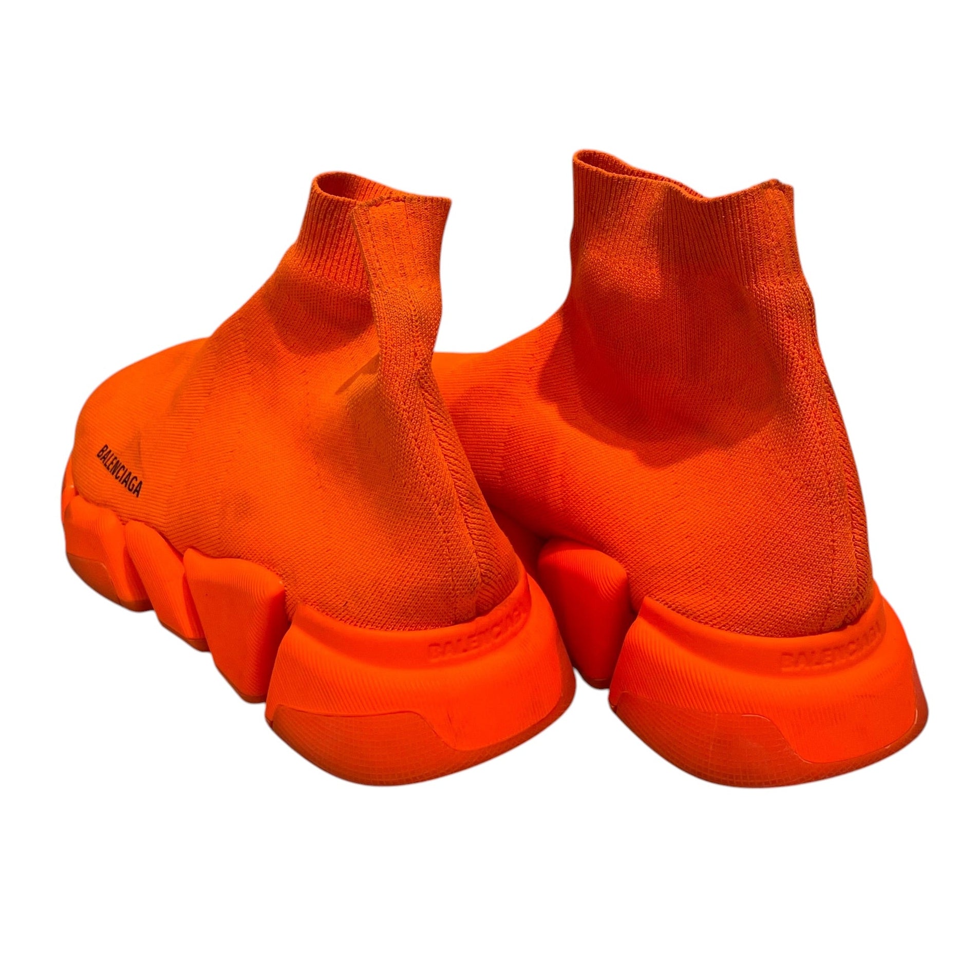 BALENCIAGA/Hi-Sneakers/US 9/Cotton/ORN/Speed Trainer 2.0 Neon Orange view 2