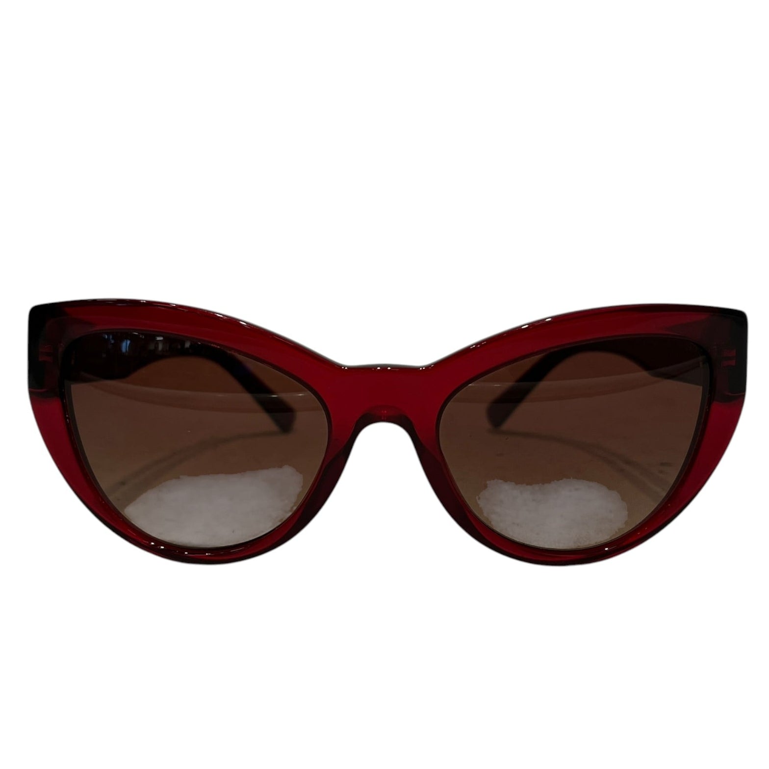 VERSACE/Sunglasses/Plastic/RED/L's/cat-eye medusa gold 4381-B view 1