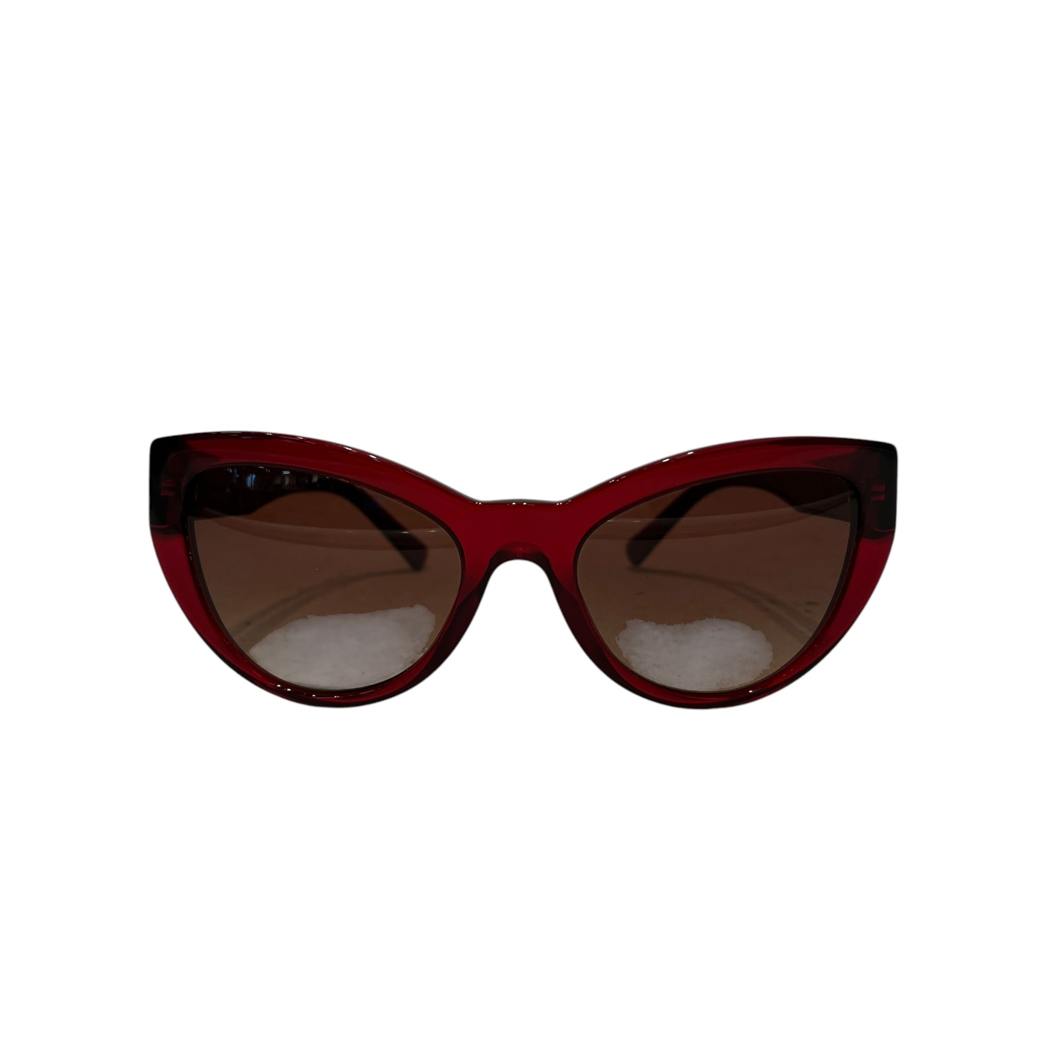 VERSACE/Sunglasses/Plastic/RED/L's/cat-eye medusa gold 4381-B view 1