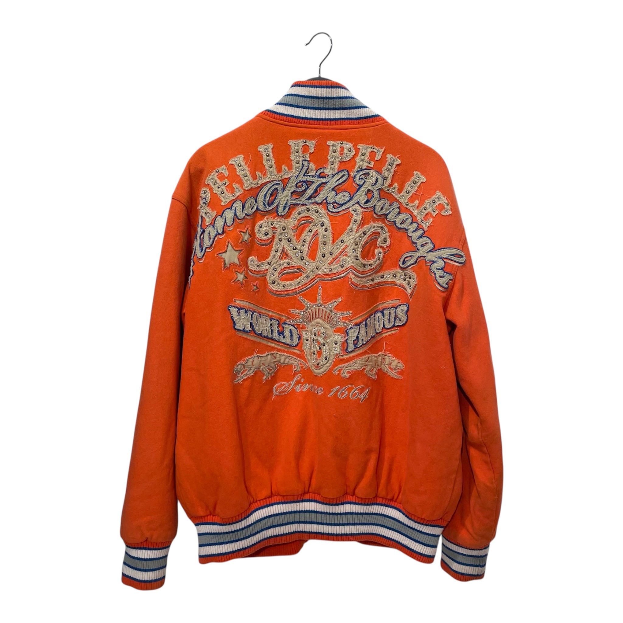 Pelle Pelle/Baseball Jkt/XXL/Cotton/ORN/ view 2