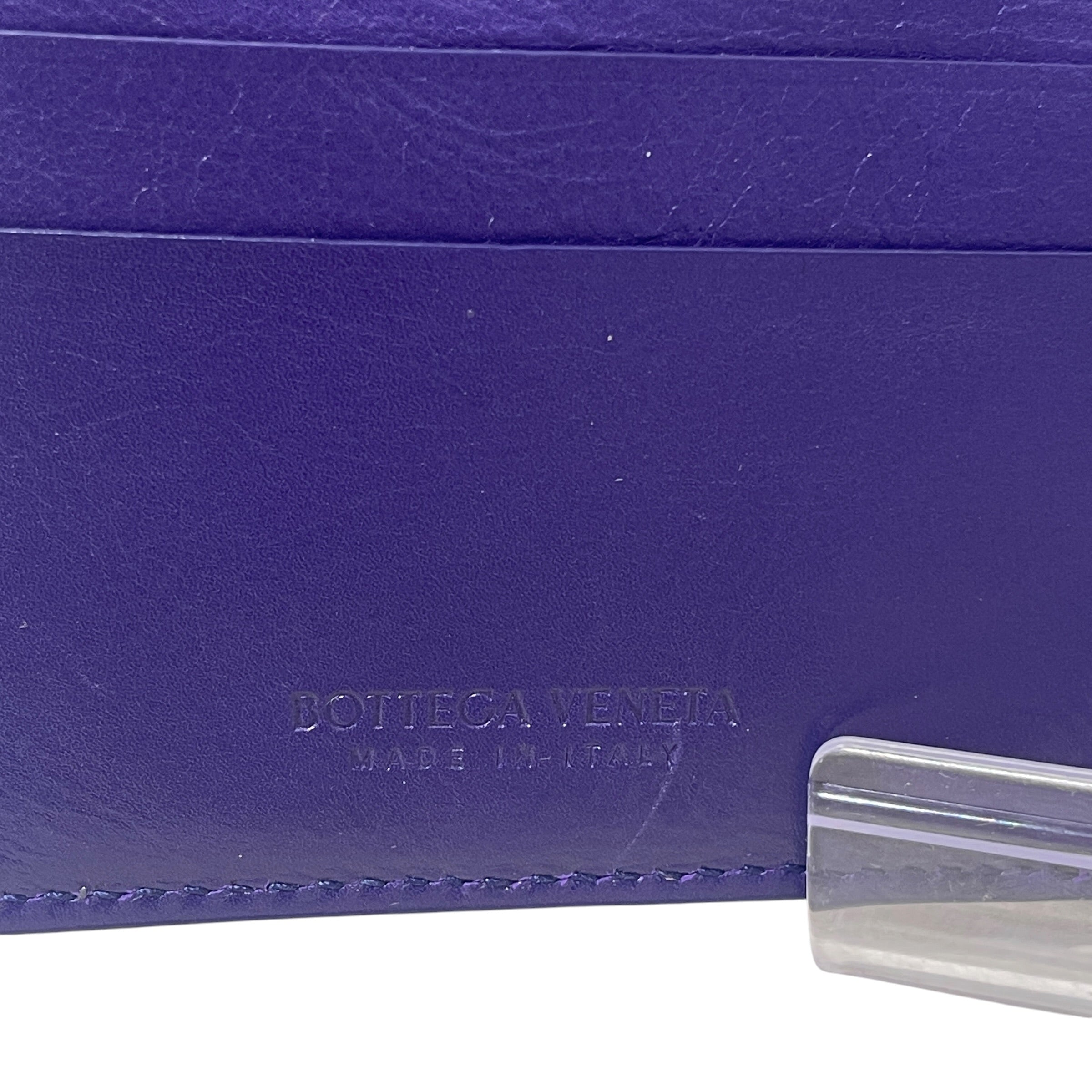 BOTTEGA VENETA/Bifold Wallet/Leather/PPL/M's/Woven Leather Wallet view 6