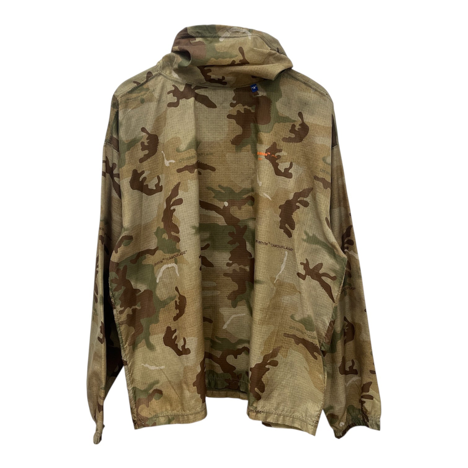 OFF-WHITE/Windbreaker/L/Nylon/GRN/Camouflage/Camo Windbreaker view 1