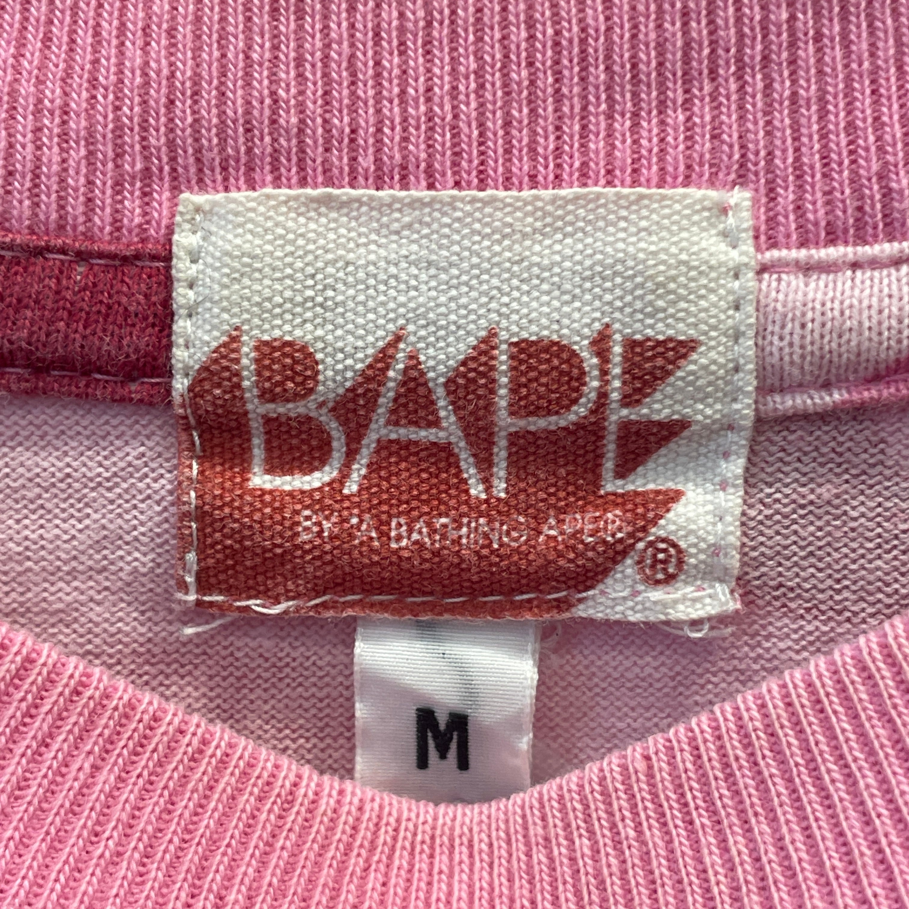 A BATHING APE/T-Shirt/M/Cotton/PNK/High Neck/Camouflage/ view 3