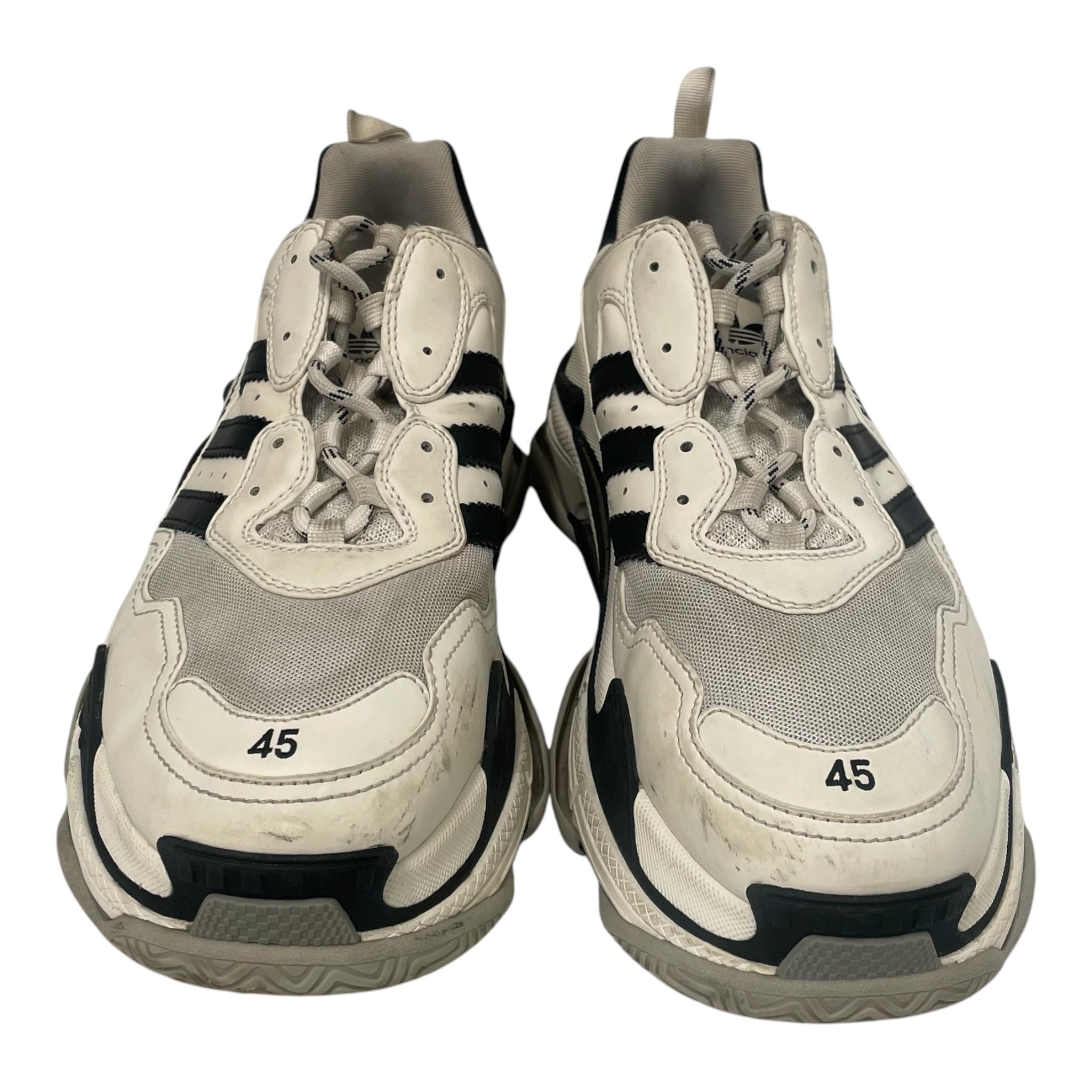 BALENCIAGA/adidas/Low-Sneakers/US 12/WHT/ view 4