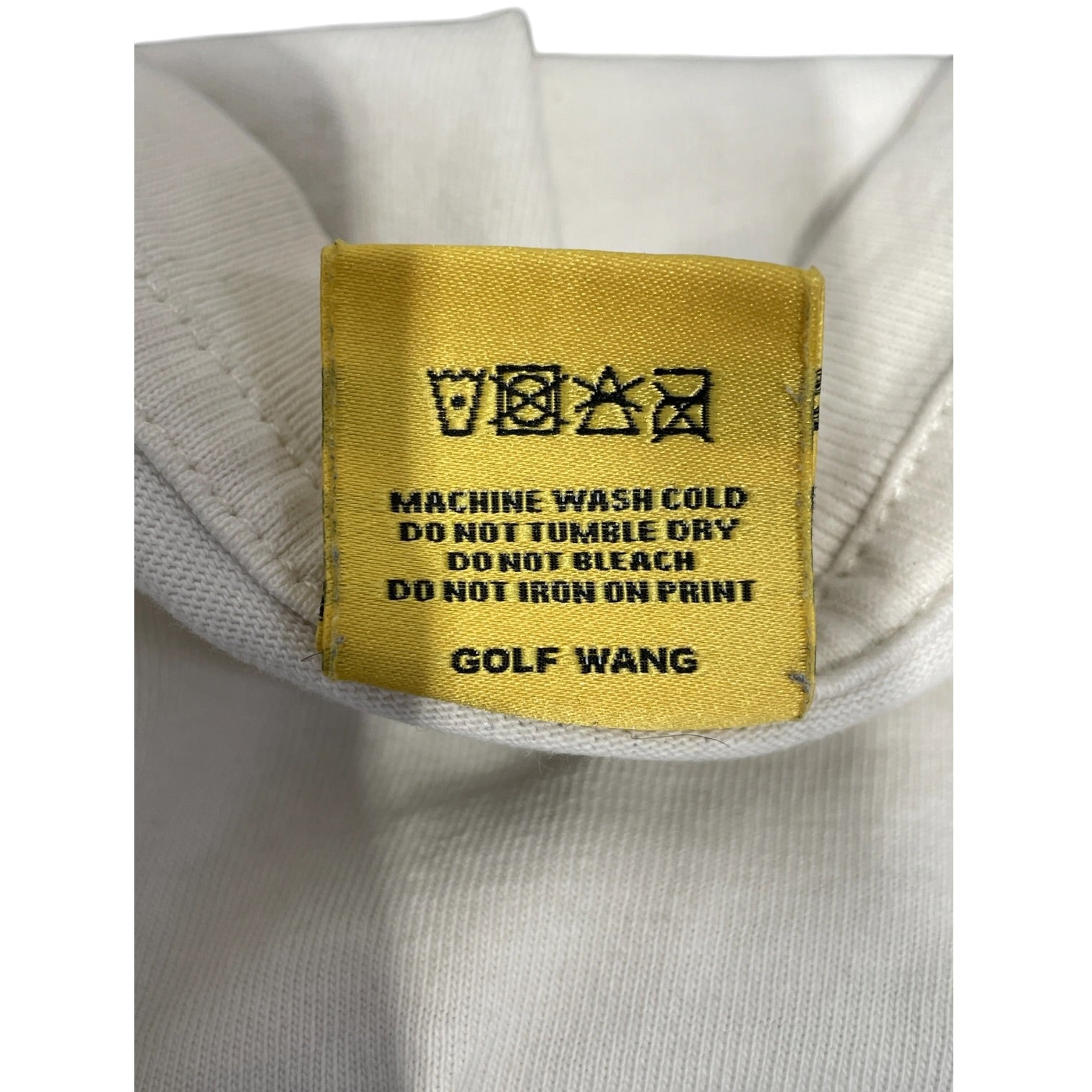 GOLF WANG/T-Shirt/L/Cotton/WHT/3D GOLF PRINT view 4