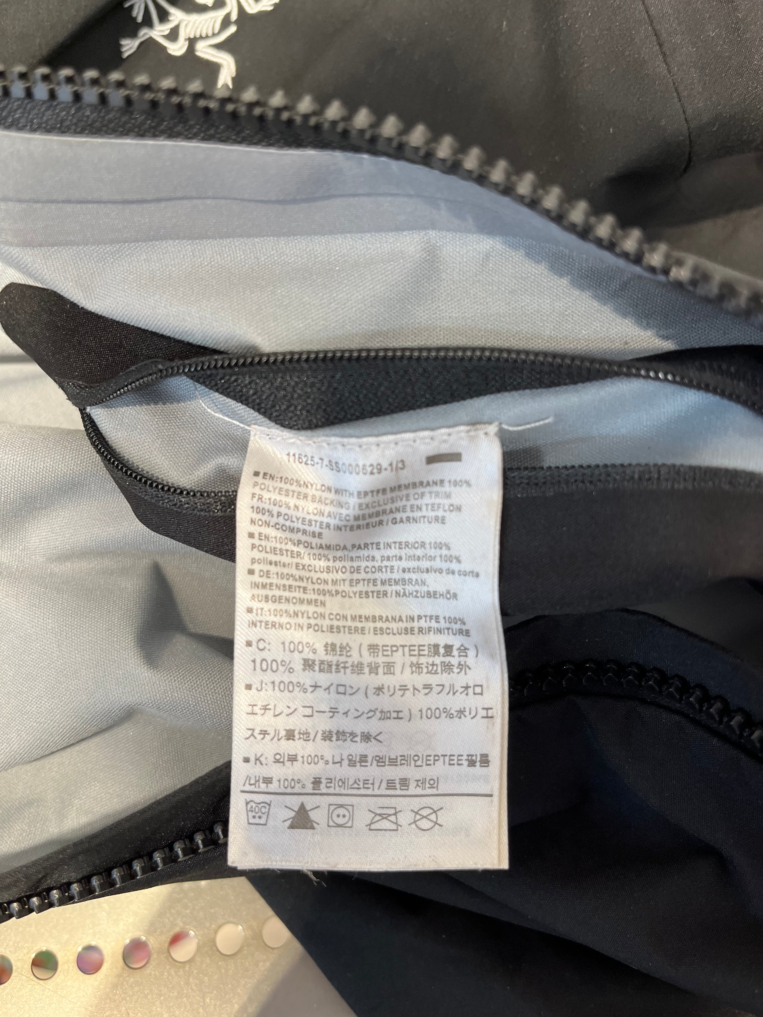 ARC'TERYX VEILANCE/Windbreaker/2X/Polyester/BLK/sawyer view 4
